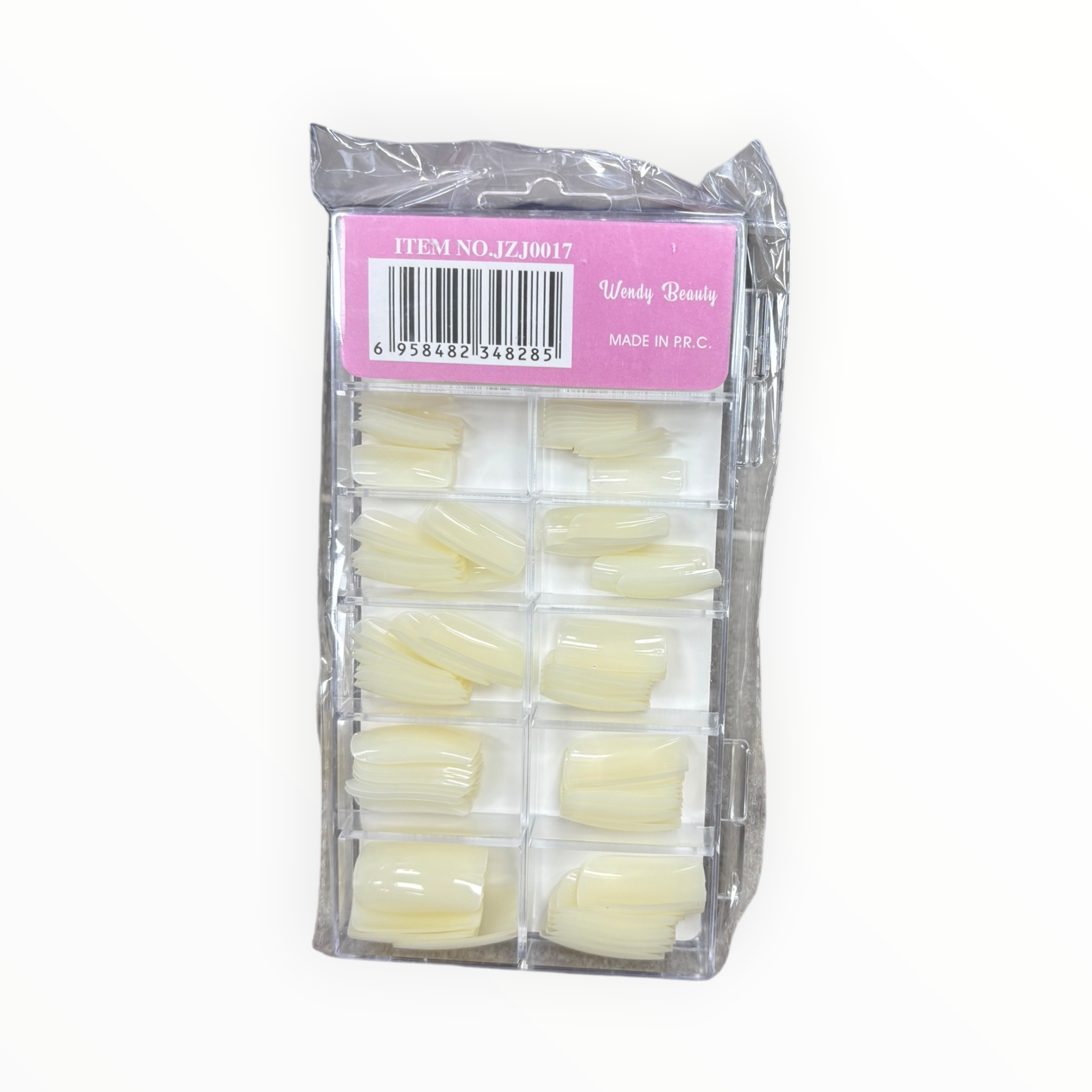 Wendy Beauty Nail Tips 100PCS Natural White