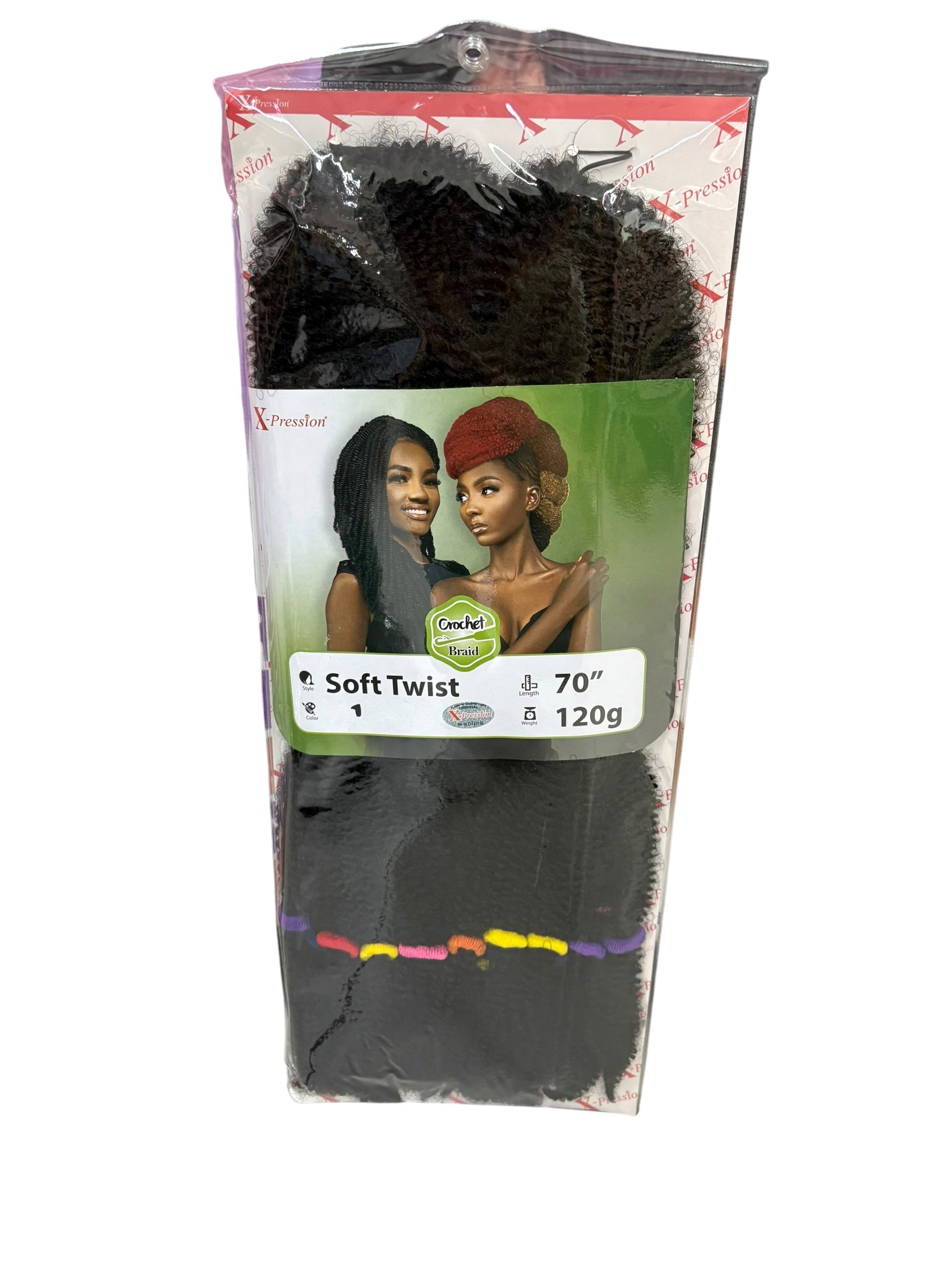 X-Pression Soft Twist Crochet Braid 70 Inch