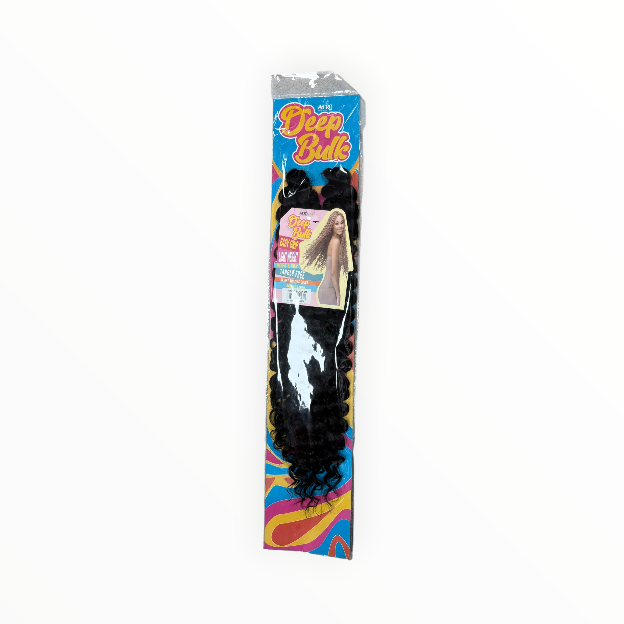 Afro Deep Bulk Braiding Hair 20 Inch – #1