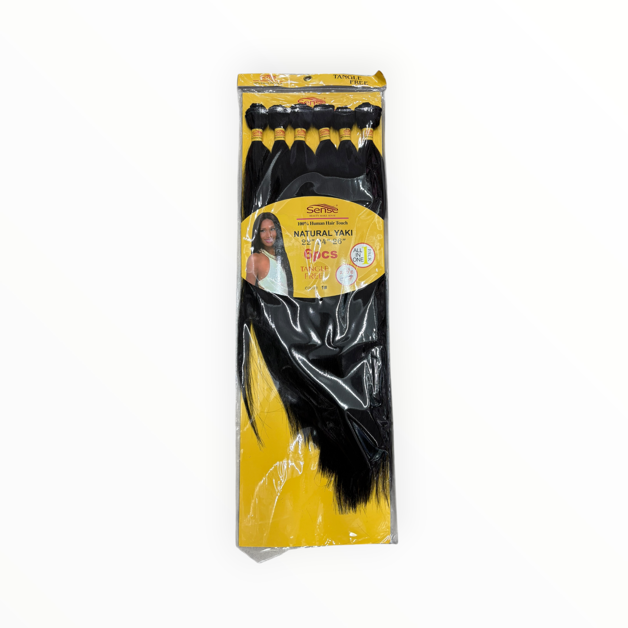 Sense Natural Yaki Hair Extensions 22/24/26 Inch
