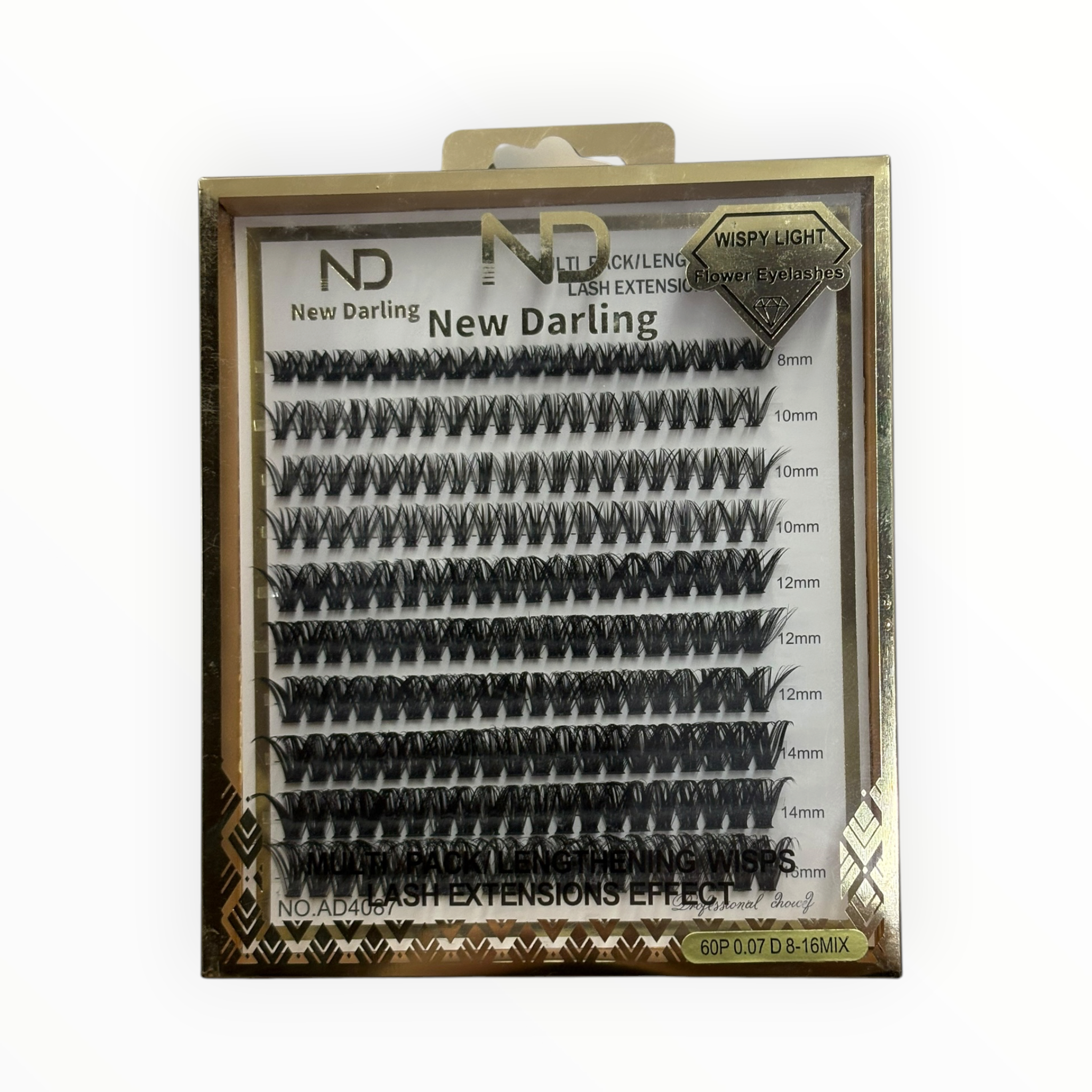 New Darling Multi-Pack Lengthening Wisps – 60P 0.07D 8-16mm Mix