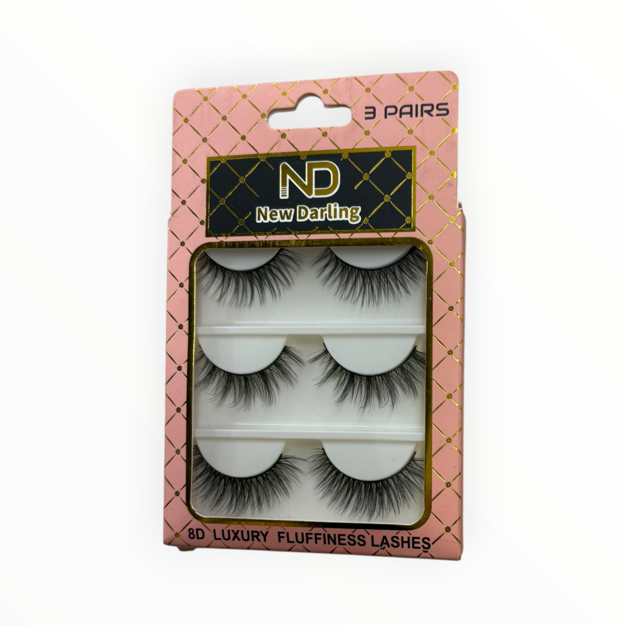 New Darling 3-Pair 8D Luxury Fluffiness Lashes