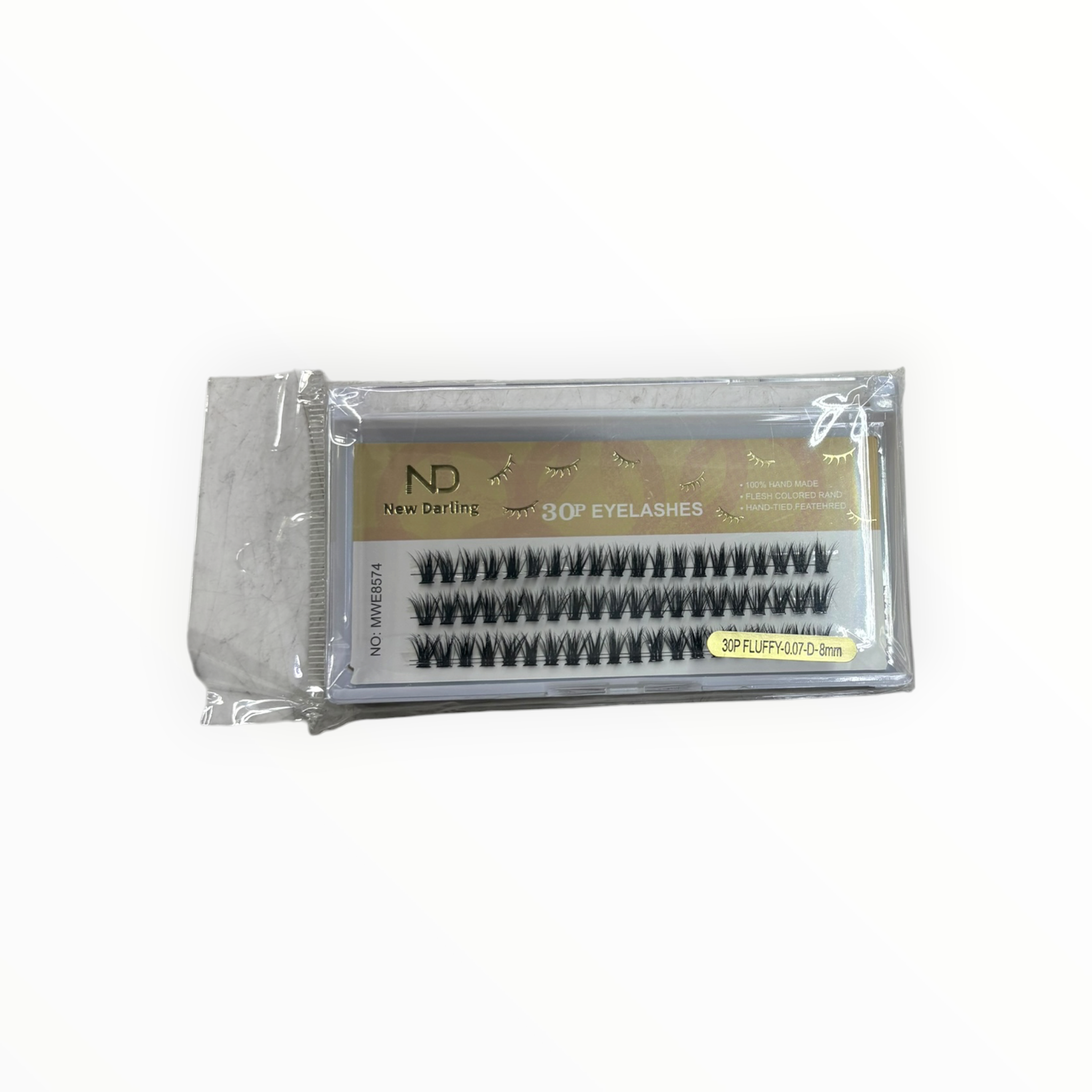 New Darling Fluffy 30P Eyelashes – 0.07D 8mm