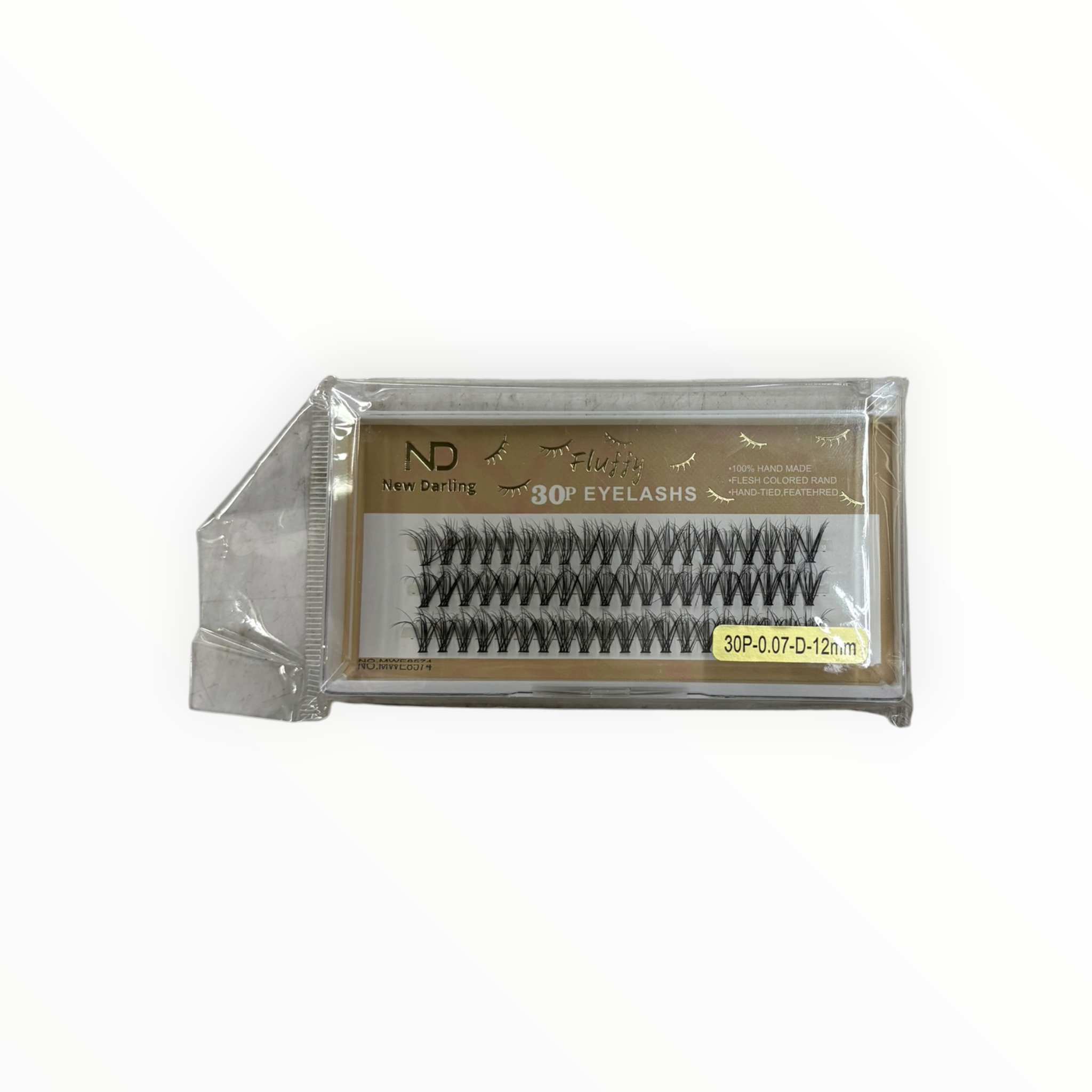 New Darling Fluffy 30P Eyelashes – 0.07D 12mm