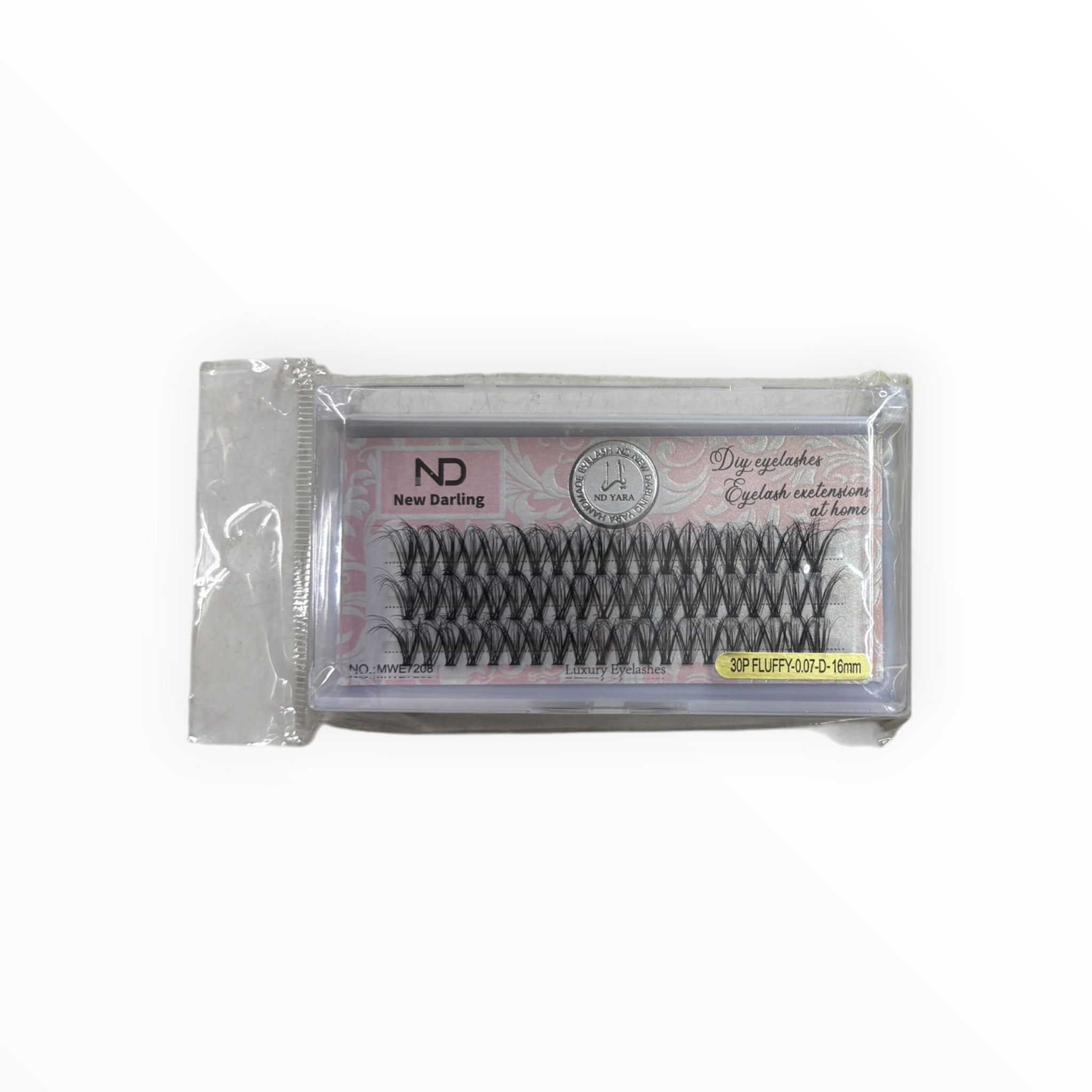 New Darling Fluffy Cluster Lashes – 30P / 0.07 / D / 16mm