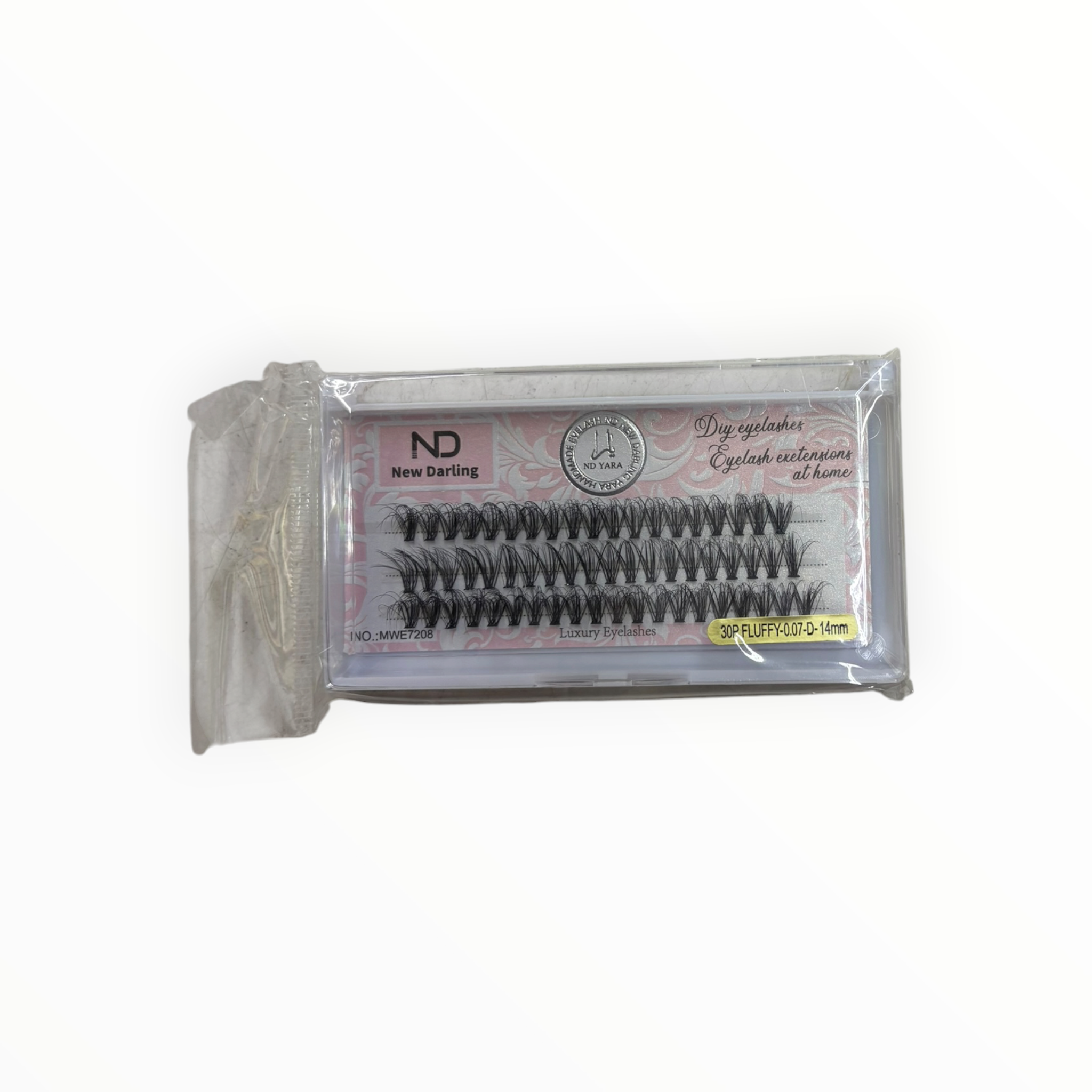 New Darling Fluffy Cluster Lashes – 30P / 0.07 / D / 14mm