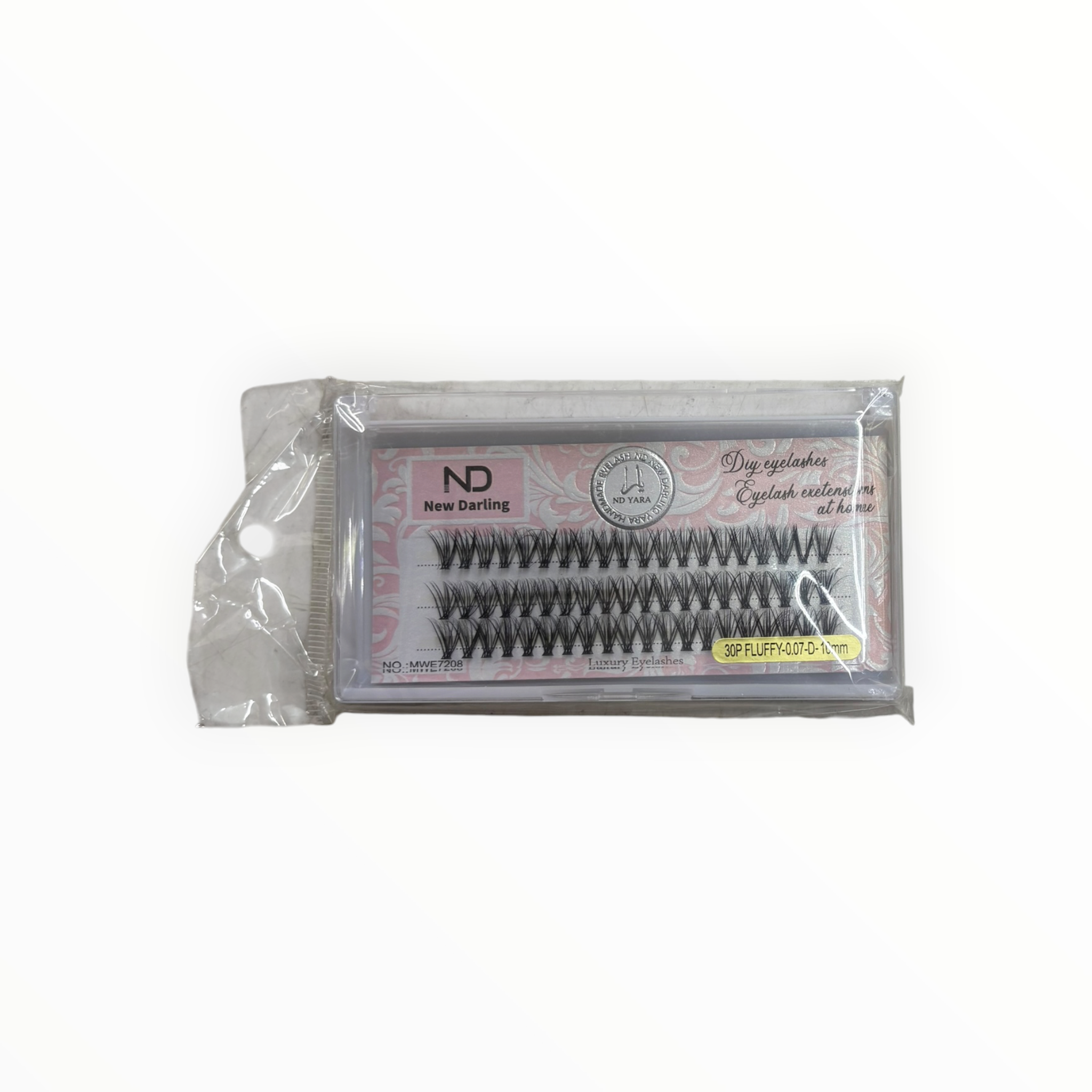 New Darling Fluffy Cluster Lashes – 30P / 0.07 / D / 12mm