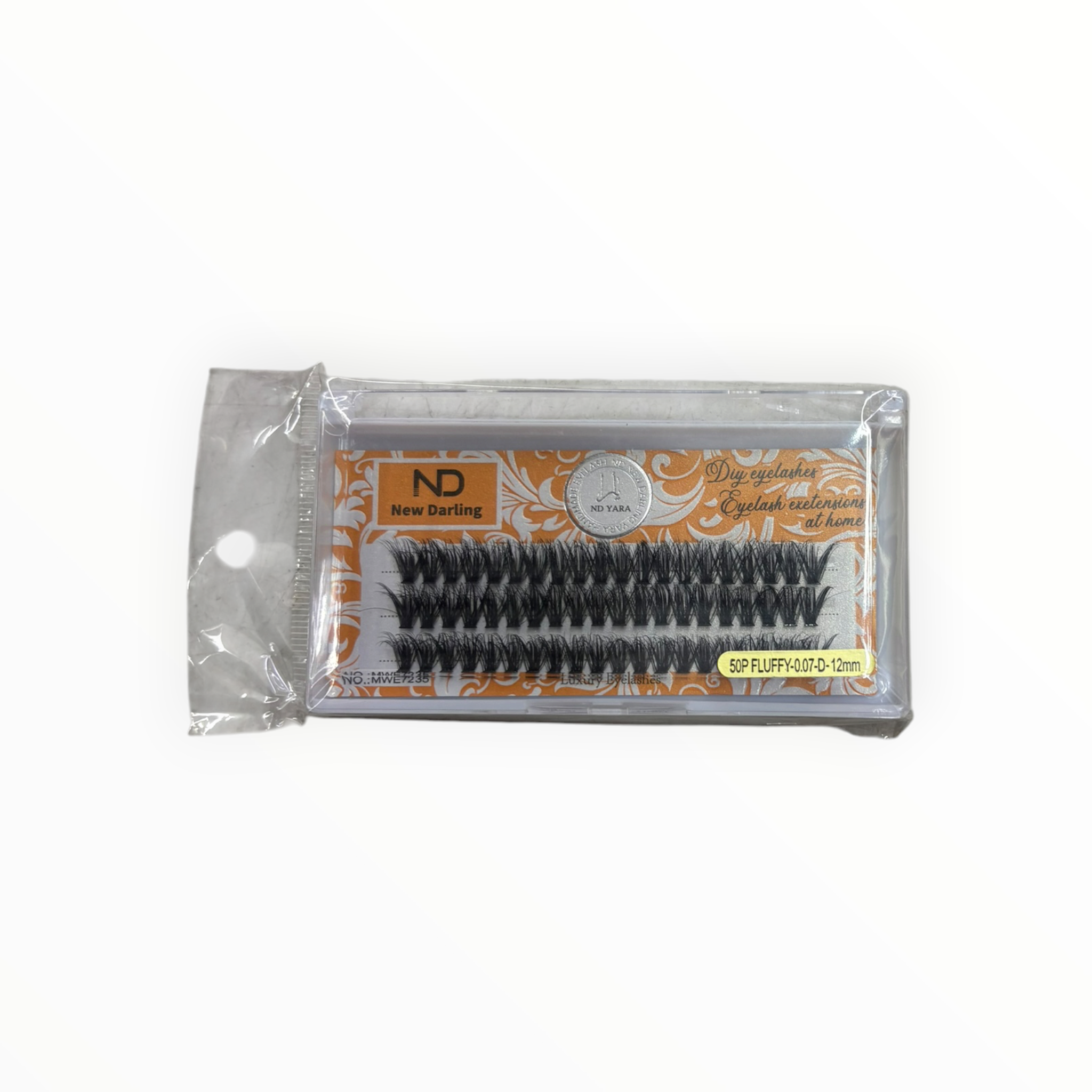 New Darling Fluffy Cluster Lashes – 50P / 0.07 / D / 12mm