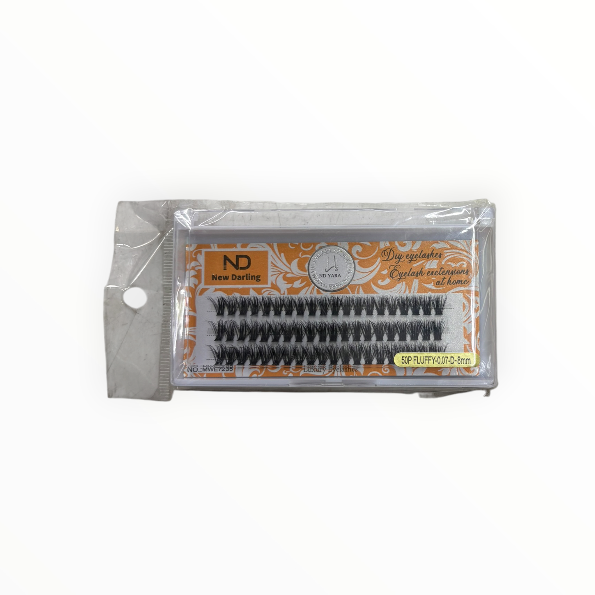 New Darling Fluffy Cluster Lashes – 50P / 0.07 / D / 8mm
