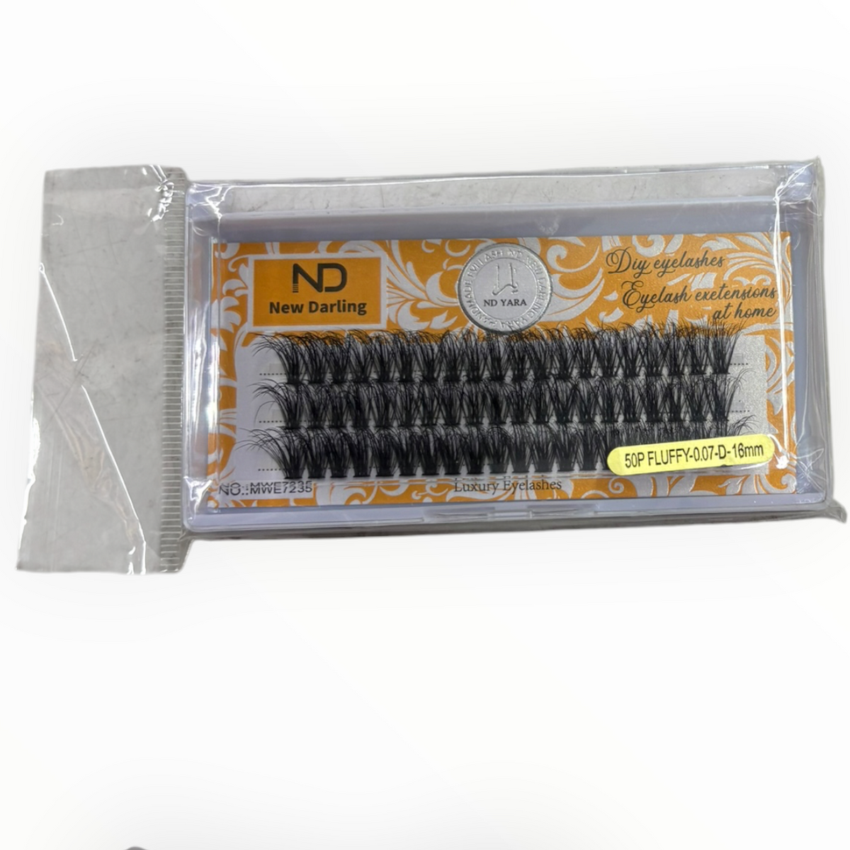 New Darling Fluffy Cluster Lashes – 50P / 0.07 / D / 16mm