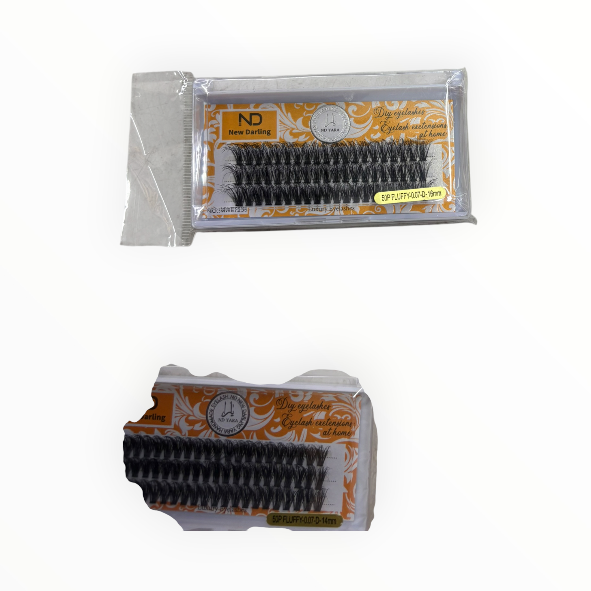 New Darling Fluffy Cluster Lashes – 60P / 0.07 / D / 16mm