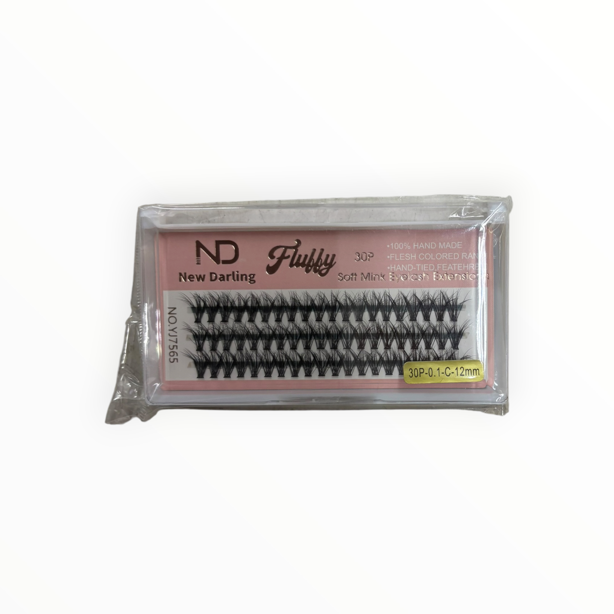 New Darling Fluffy Soft Mink Eyelash Extensions – 30P / 0.1 / C / 12mm