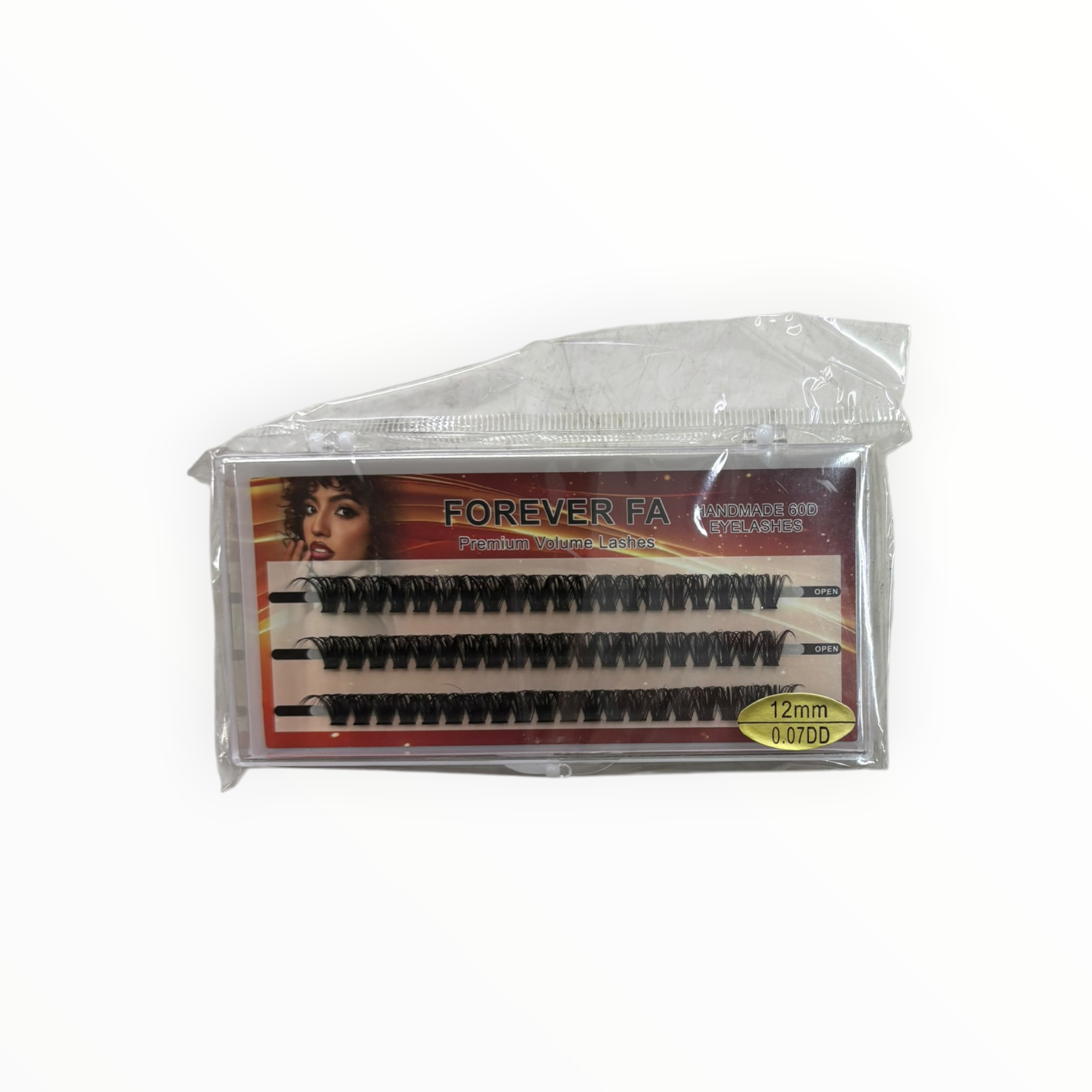 Forever FA Premium Volume Handmade 60D Lashes – 0.07DD / 12mm