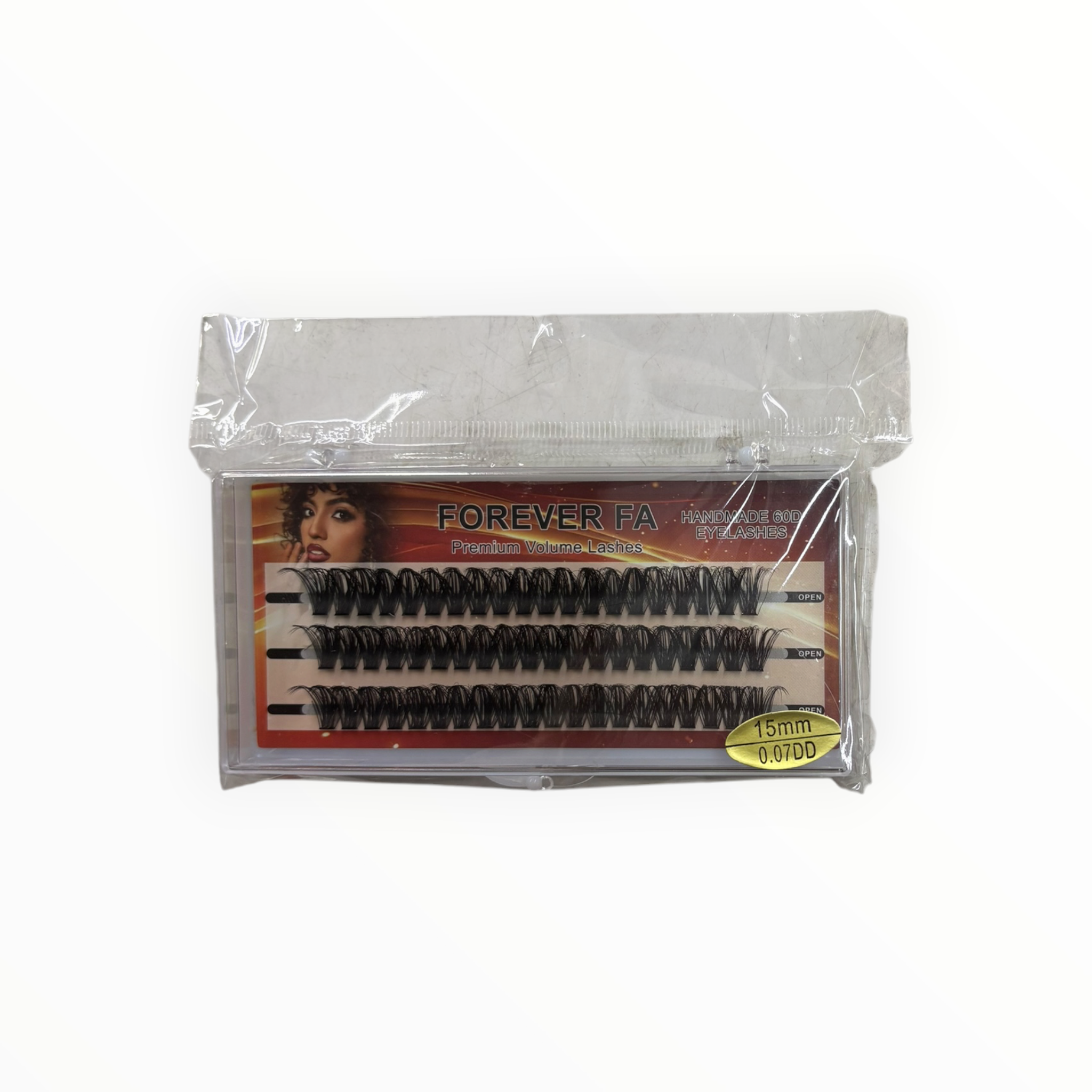 Forever FA Premium Volume Handmade 60D Lashes – 0.07DD / 15mm