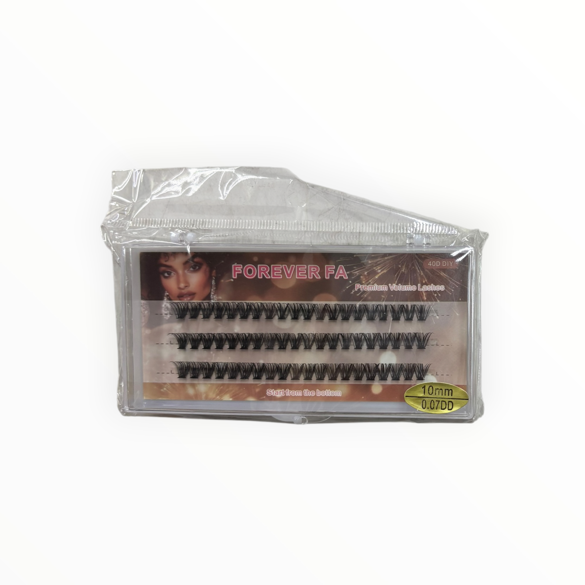 Forever FA Premium Volume 40D DIY Lashes – 0.07DD / 10mm