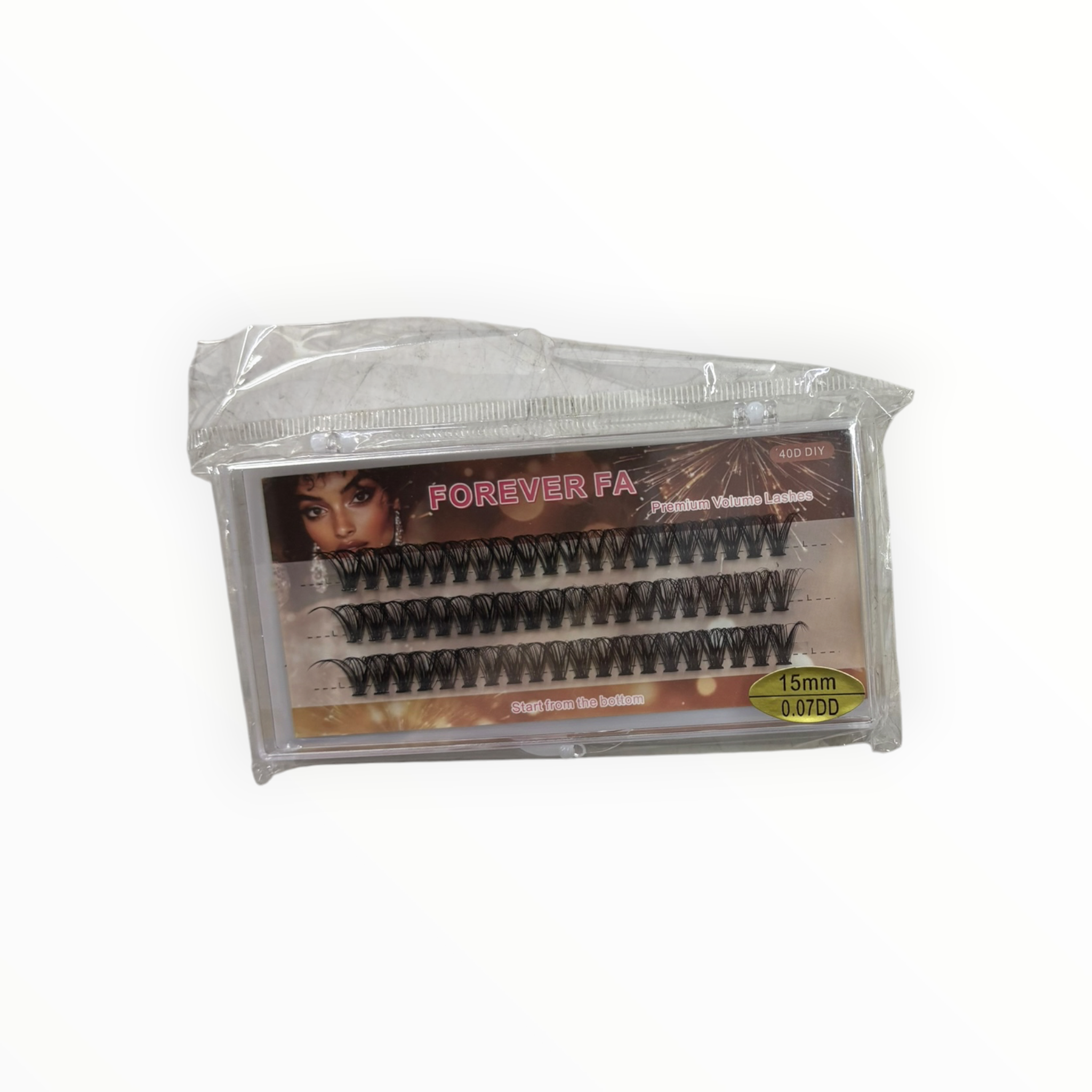 Forever FA Premium Volume 40D DIY Lashes – 0.07DD / 15mm
