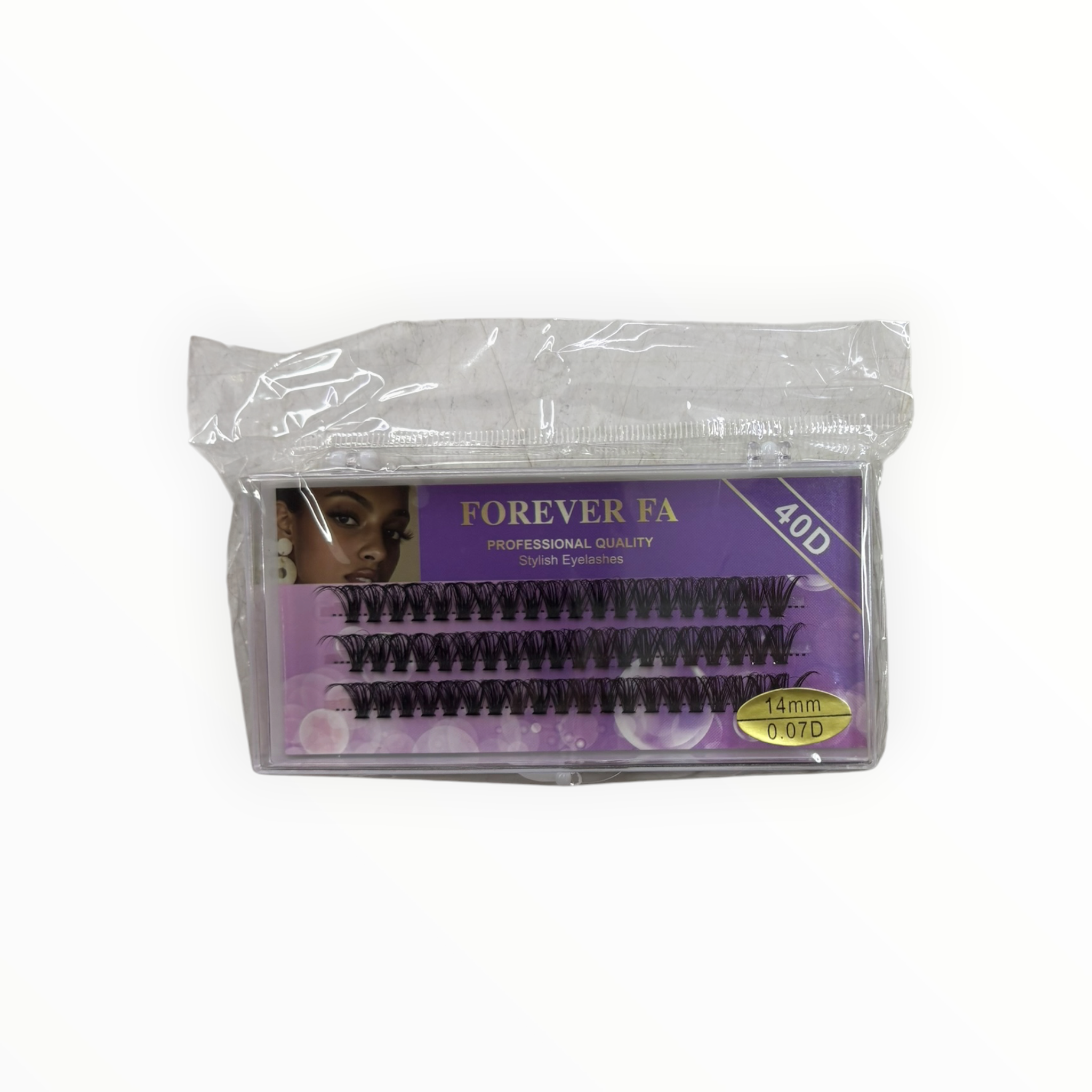 Forever FA Professional 40D Cluster Lashes – 0.07D / 14mm