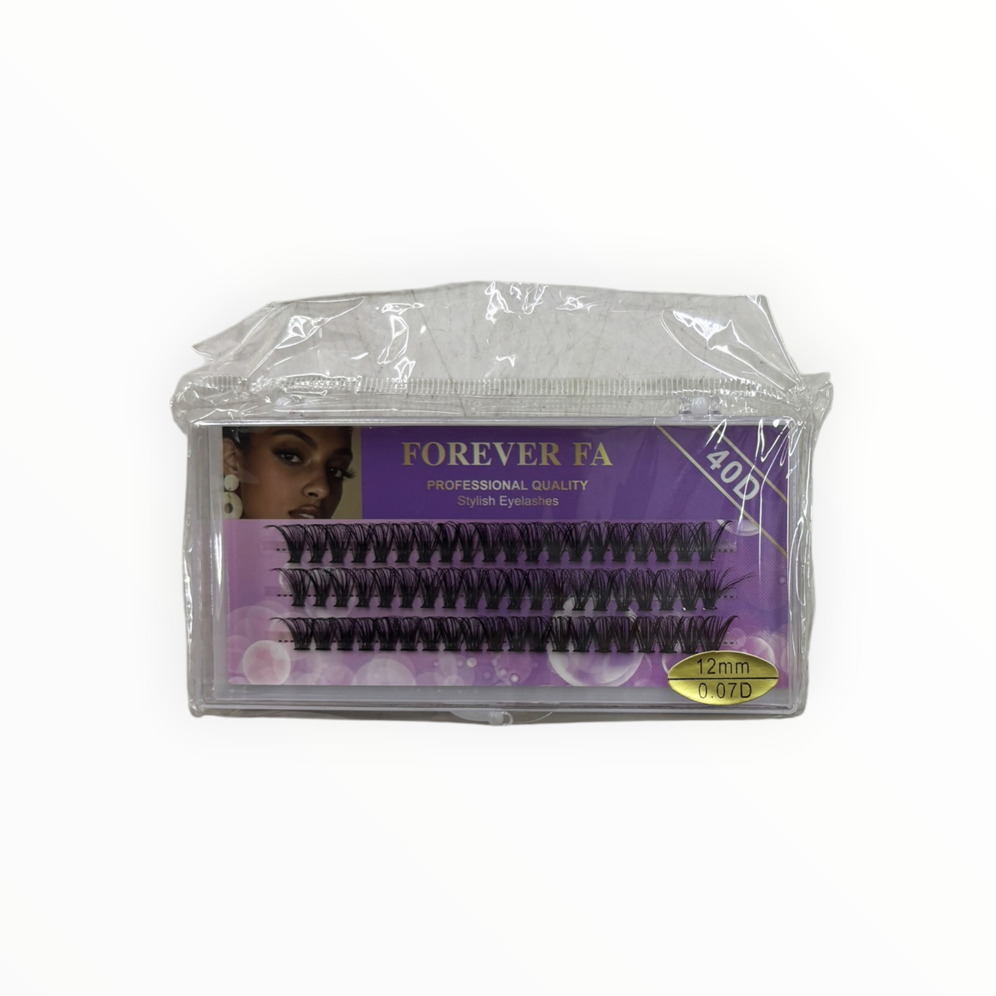 Forever FA Professional 40D Cluster Lashes – 0.07D / 12mm