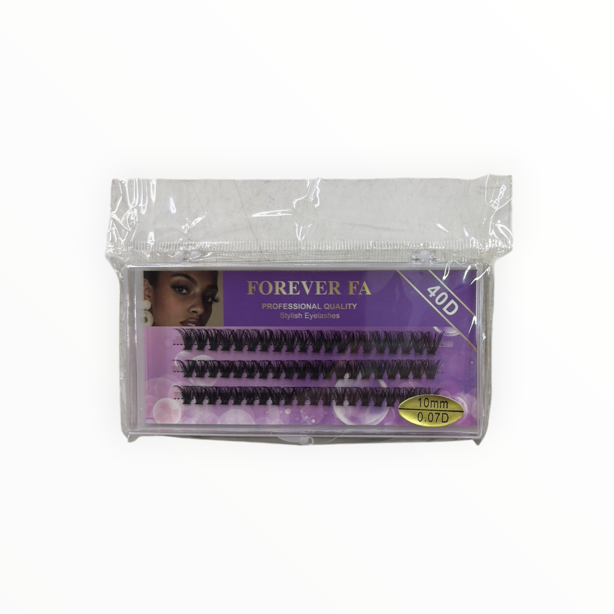 Forever FA Professional 40D Cluster Lashes – 0.07D / 10mm