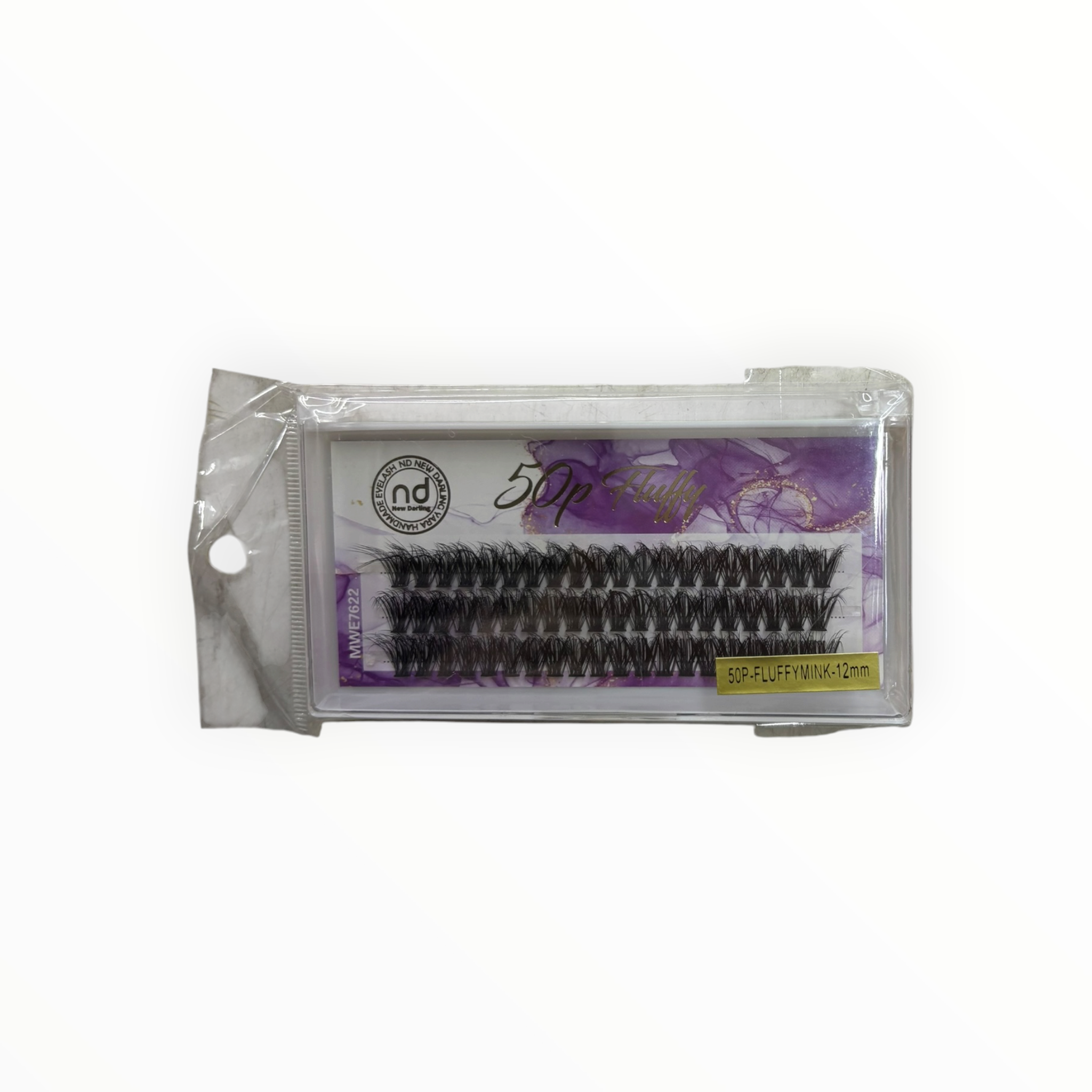 New Darling 50P Fluffy Mink Cluster Lashes – 12mm