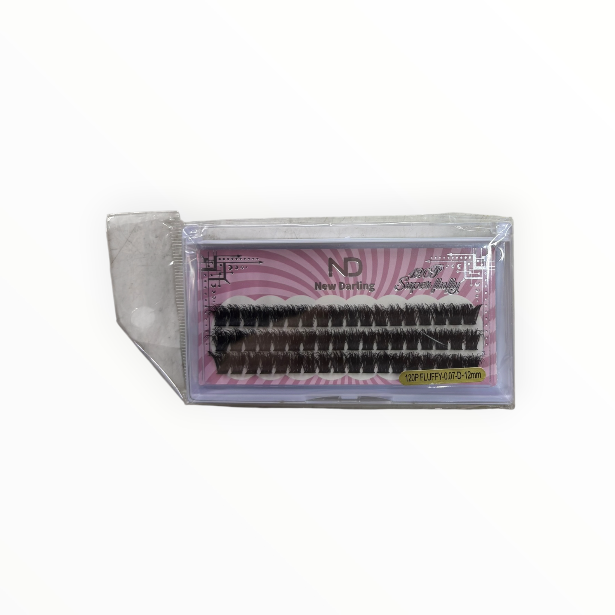 New Darling 120P Super Fluffy Cluster Lashes – 120P / 0.07 / D / 12mm