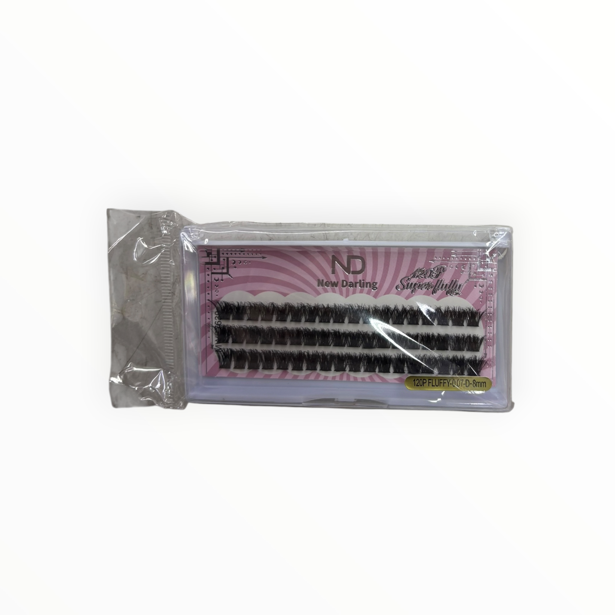 New Darling 120P Super Fluffy Cluster Lashes – 120P / 0.07 / D / 8mm