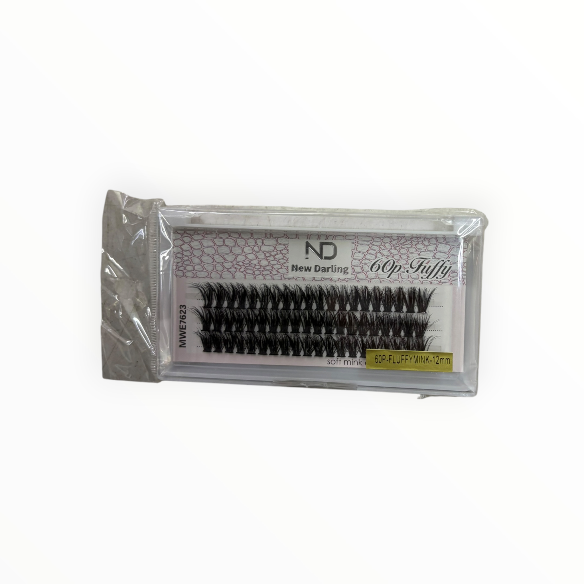 New Darling 60P Fluffy Mink Cluster Lashes – 12mm