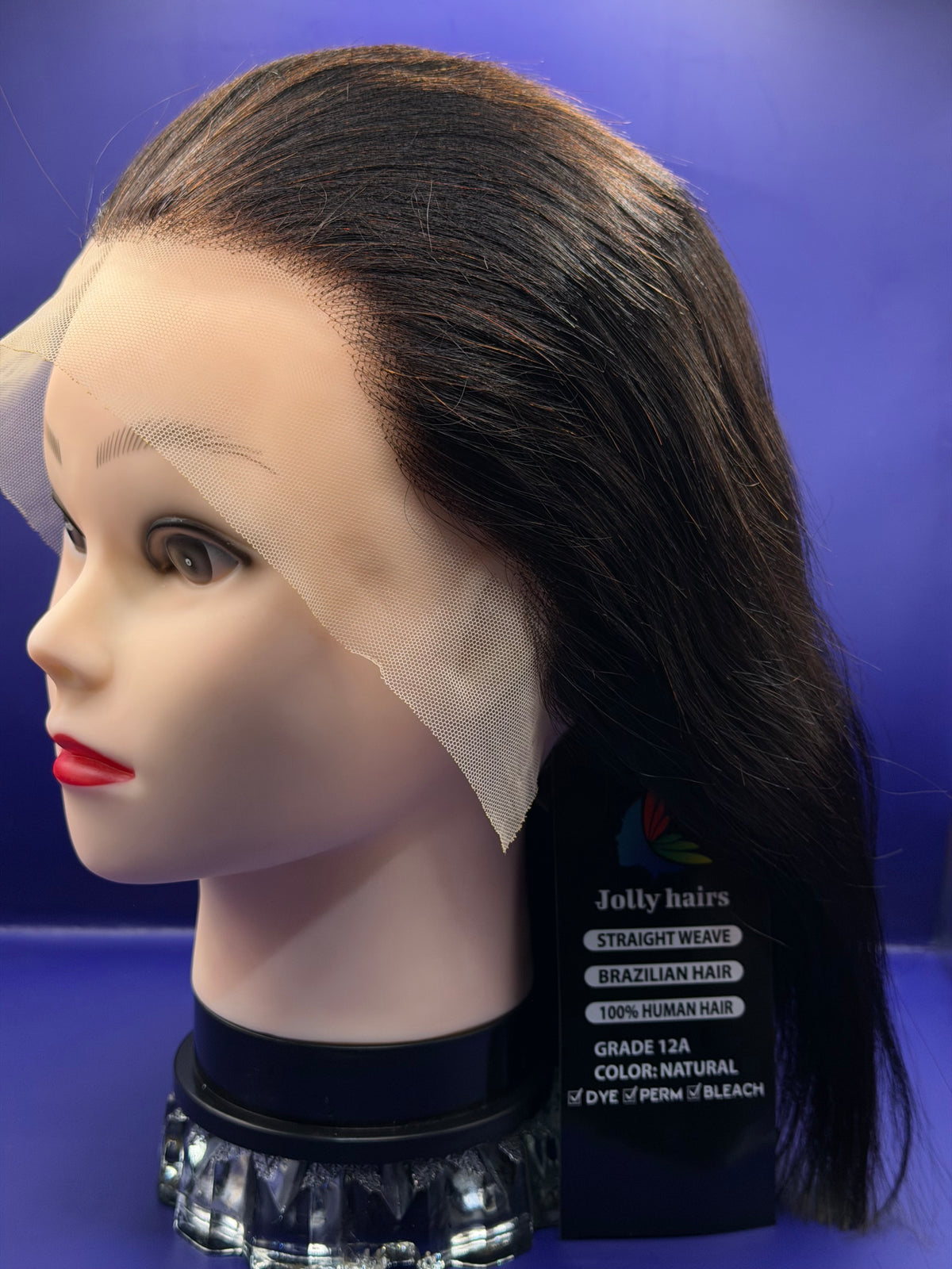 Jolly Hairs ***** 100% Brazilian Women’s Hair 12” #Natural