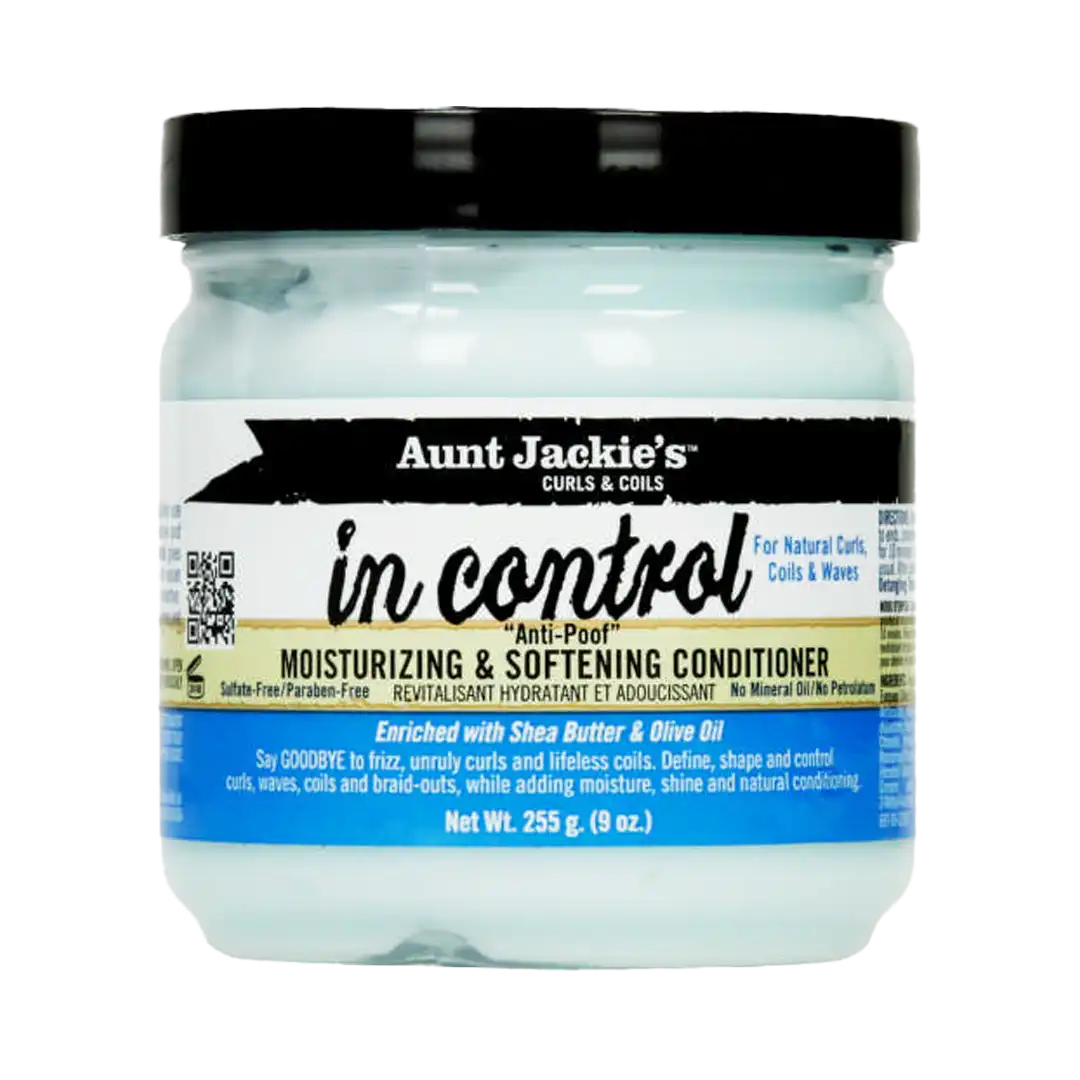 Aunt Jackie's In Control "Anti-Poof" Moisturizing & Softening Conditioner - 9 oz / 255 g