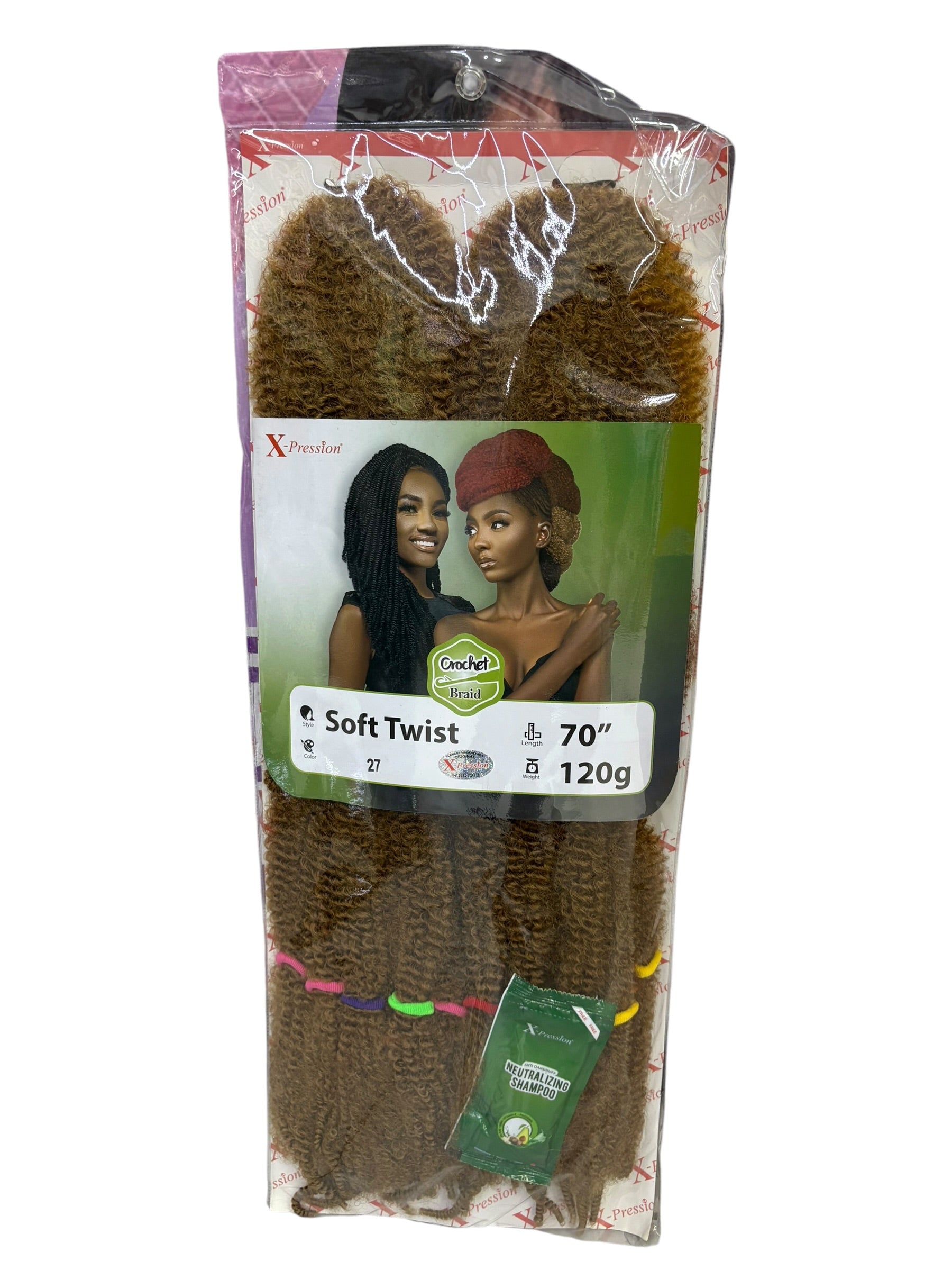 X-Pression Soft Twist Crochet Braid 70 Inch
