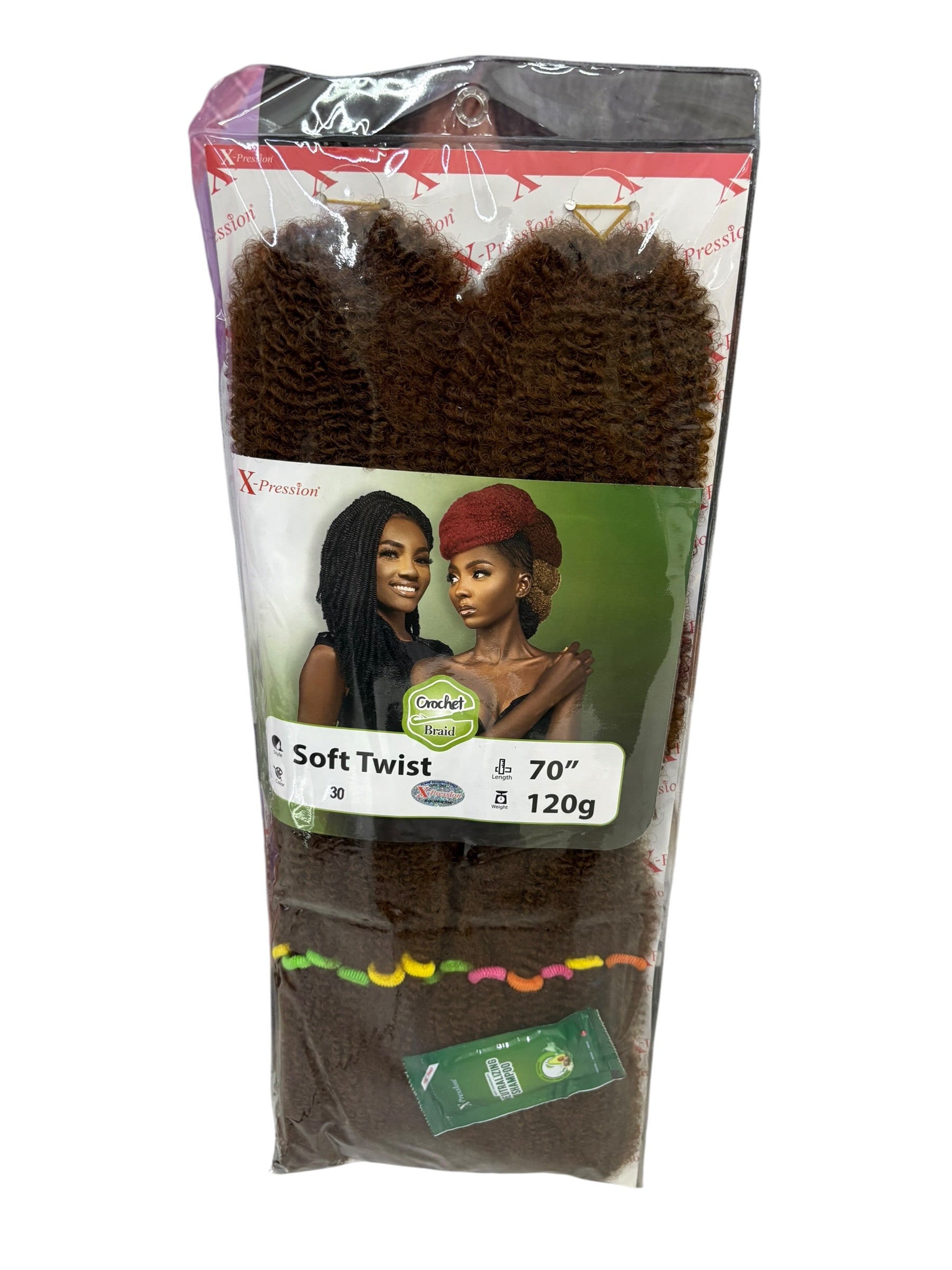X-Pression Soft Twist Crochet Braid 70 Inch