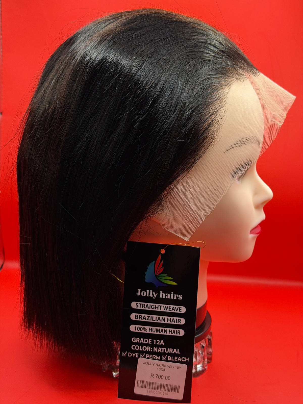 Jolly Hairs ***** 100% Brazilian women’s hair 10” #Natural