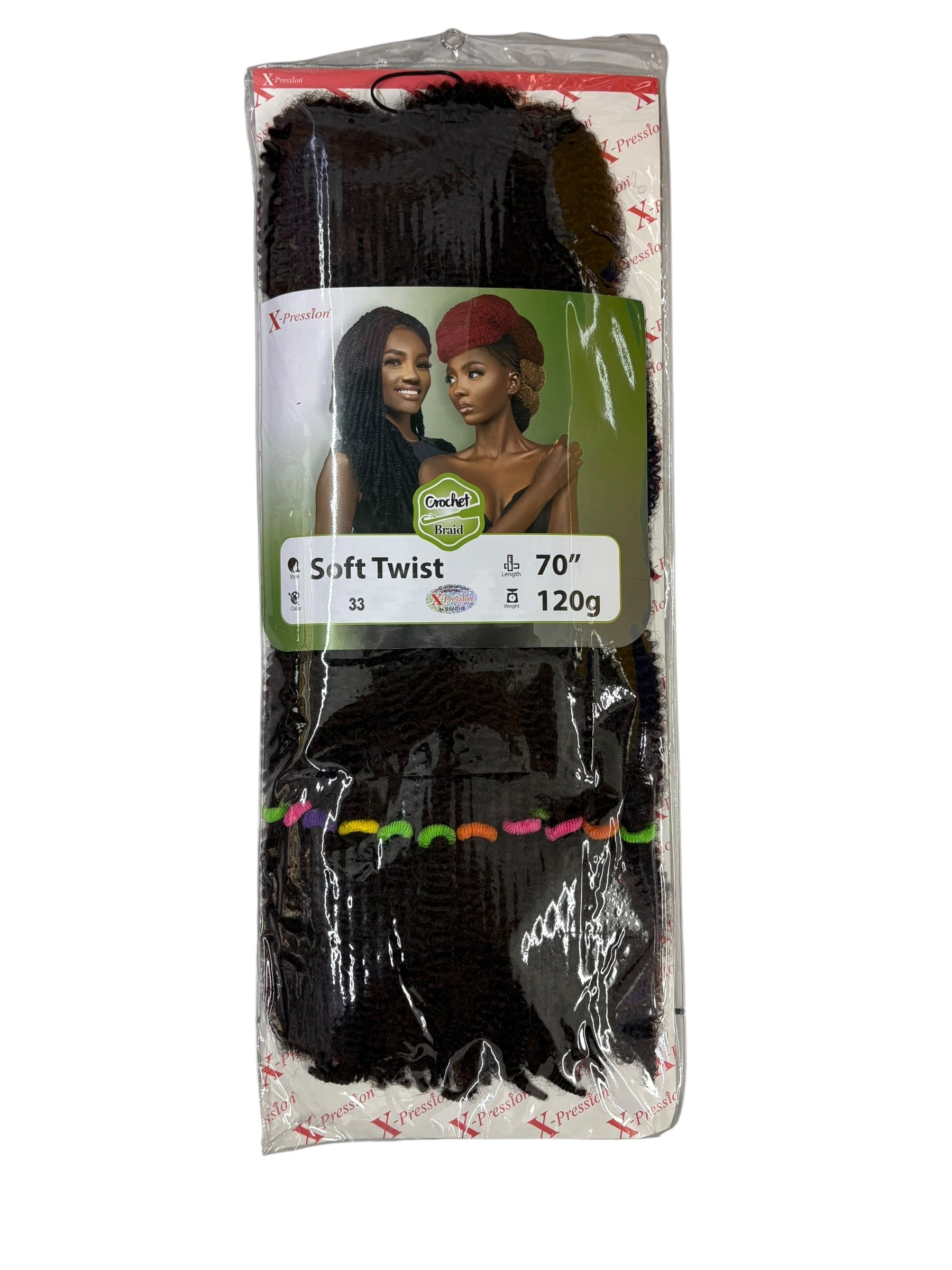 X-Pression Soft Twist Crochet Braid 70 Inch