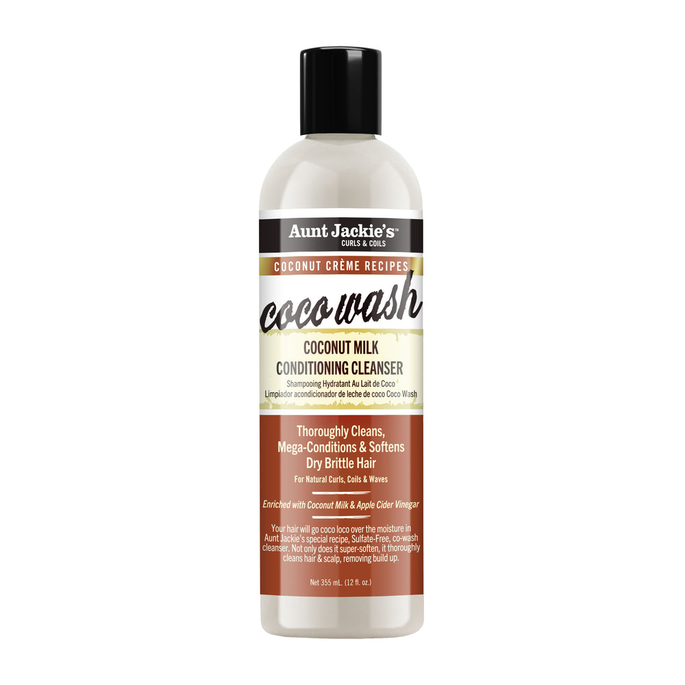 Aunt Jackie's Coco Wash Coconut Milk Conditioning Cleanser - 12 fl oz