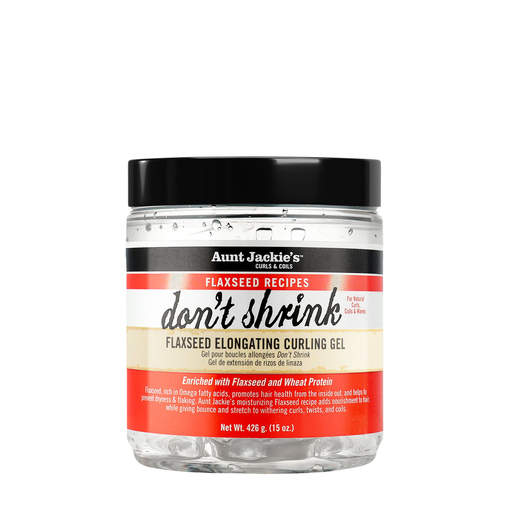 Aunt Jackie's Don't Shrink Flaxseed Elongating Curling Gel - 15 oz