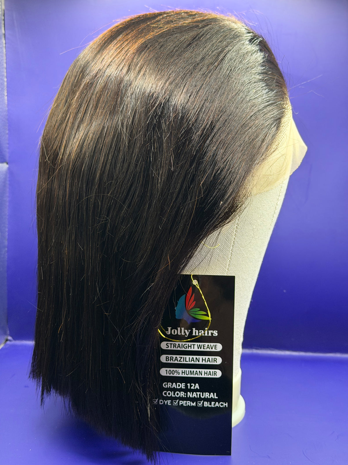 Jolly Hairs ***** 100% Brazilian Women’s Hair 12” #Natural