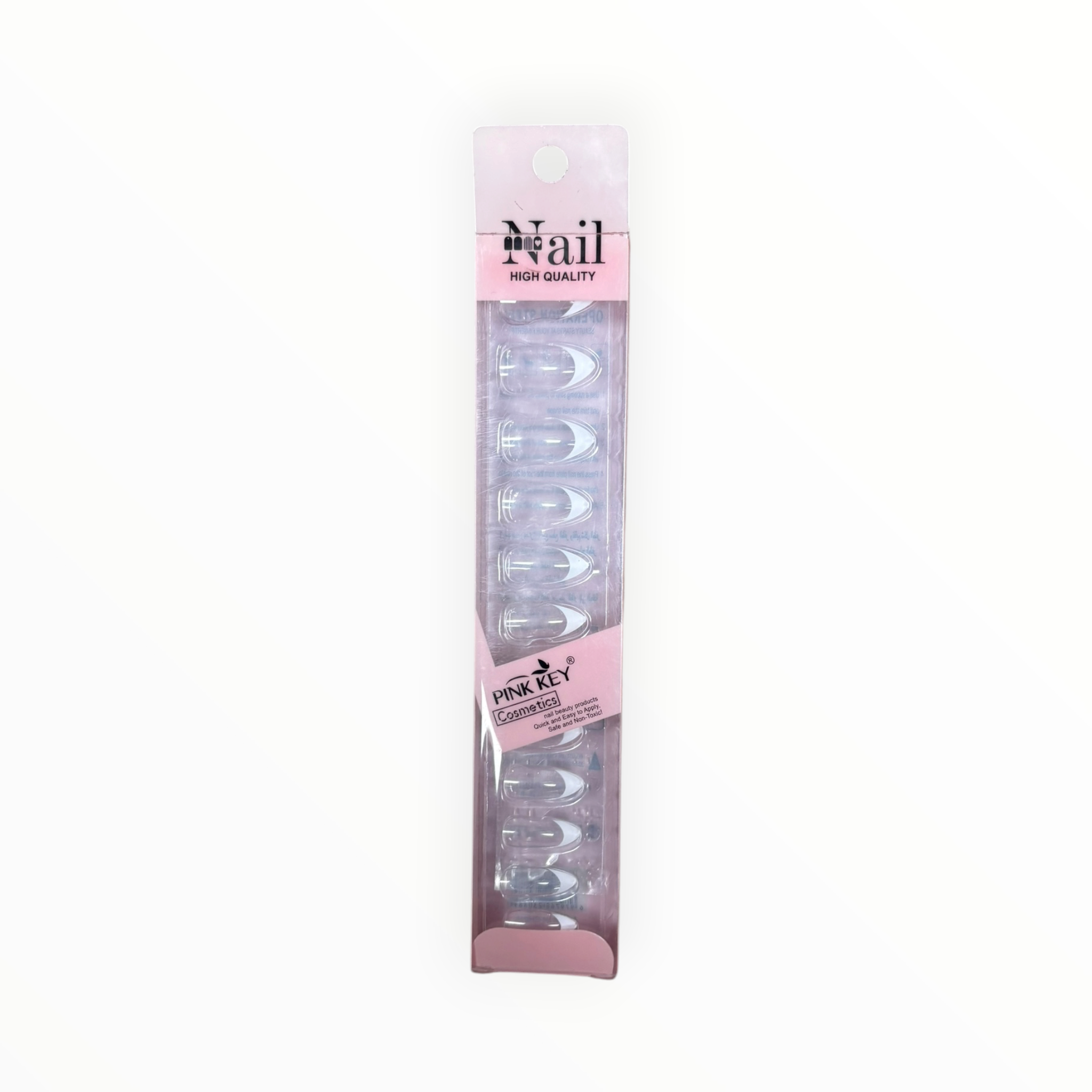 Clear Press On Nails Set