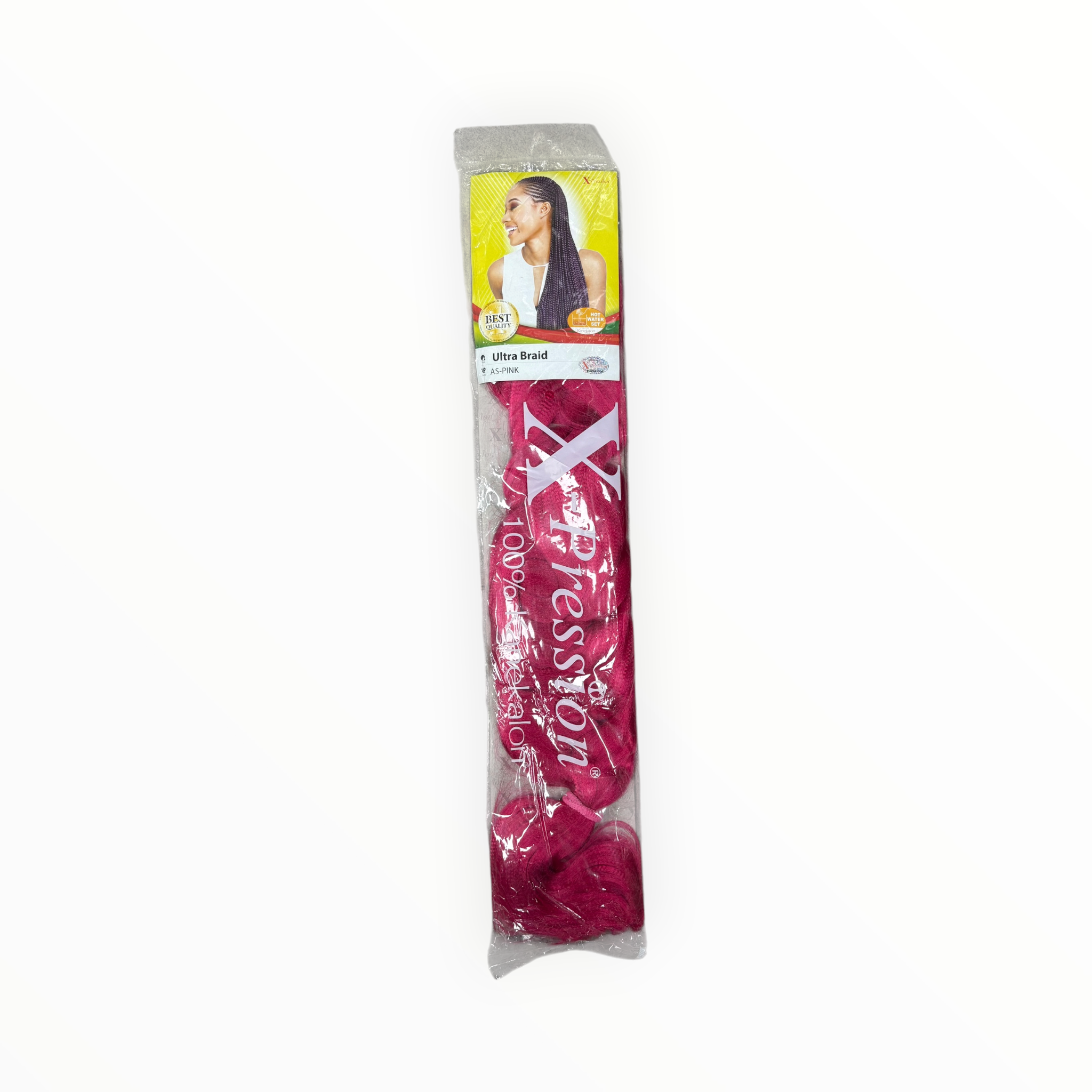 X-Pression Ultra Braid 82 Inch - #AS-PINK