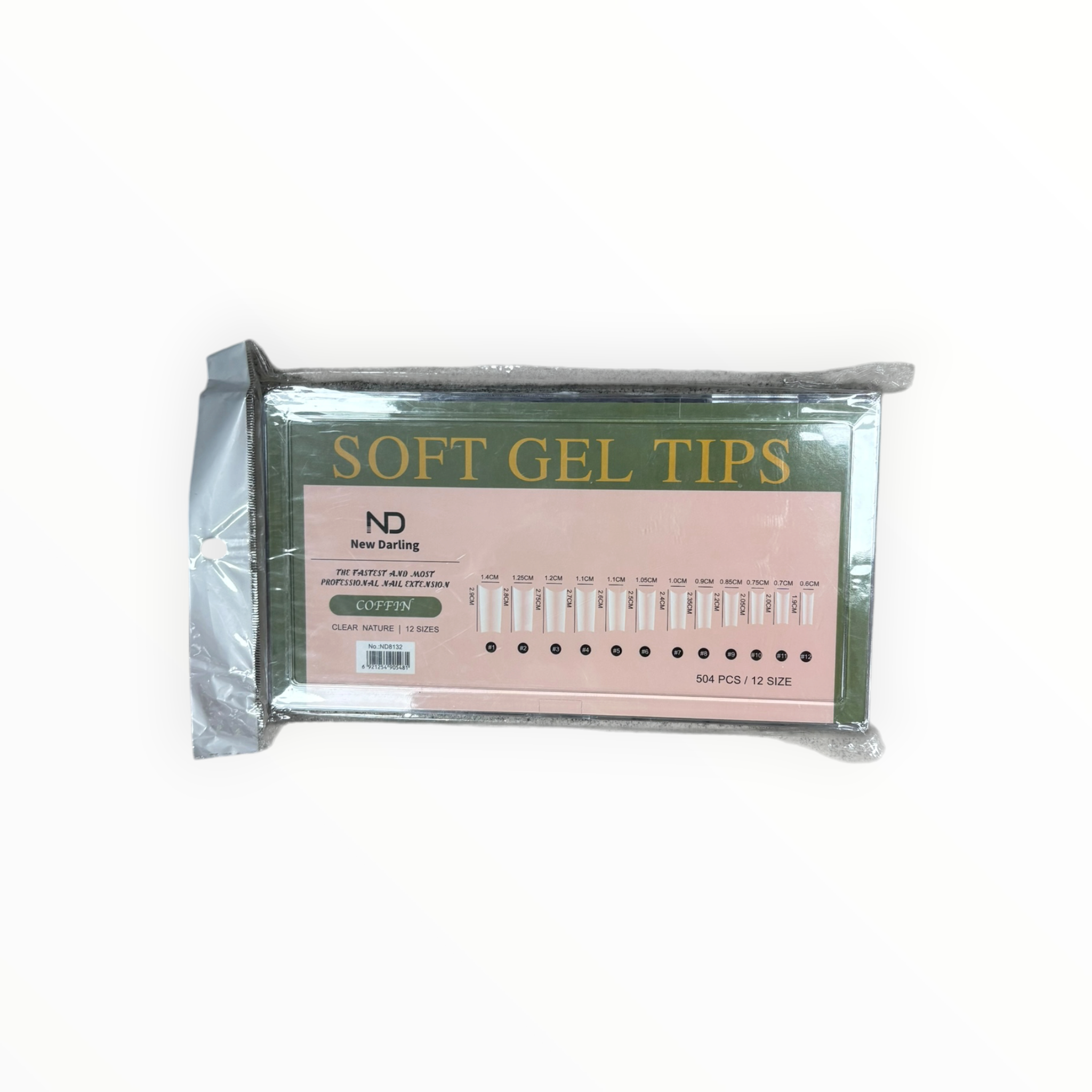 New Darling Soft Gel Tips 40PCS Coffin