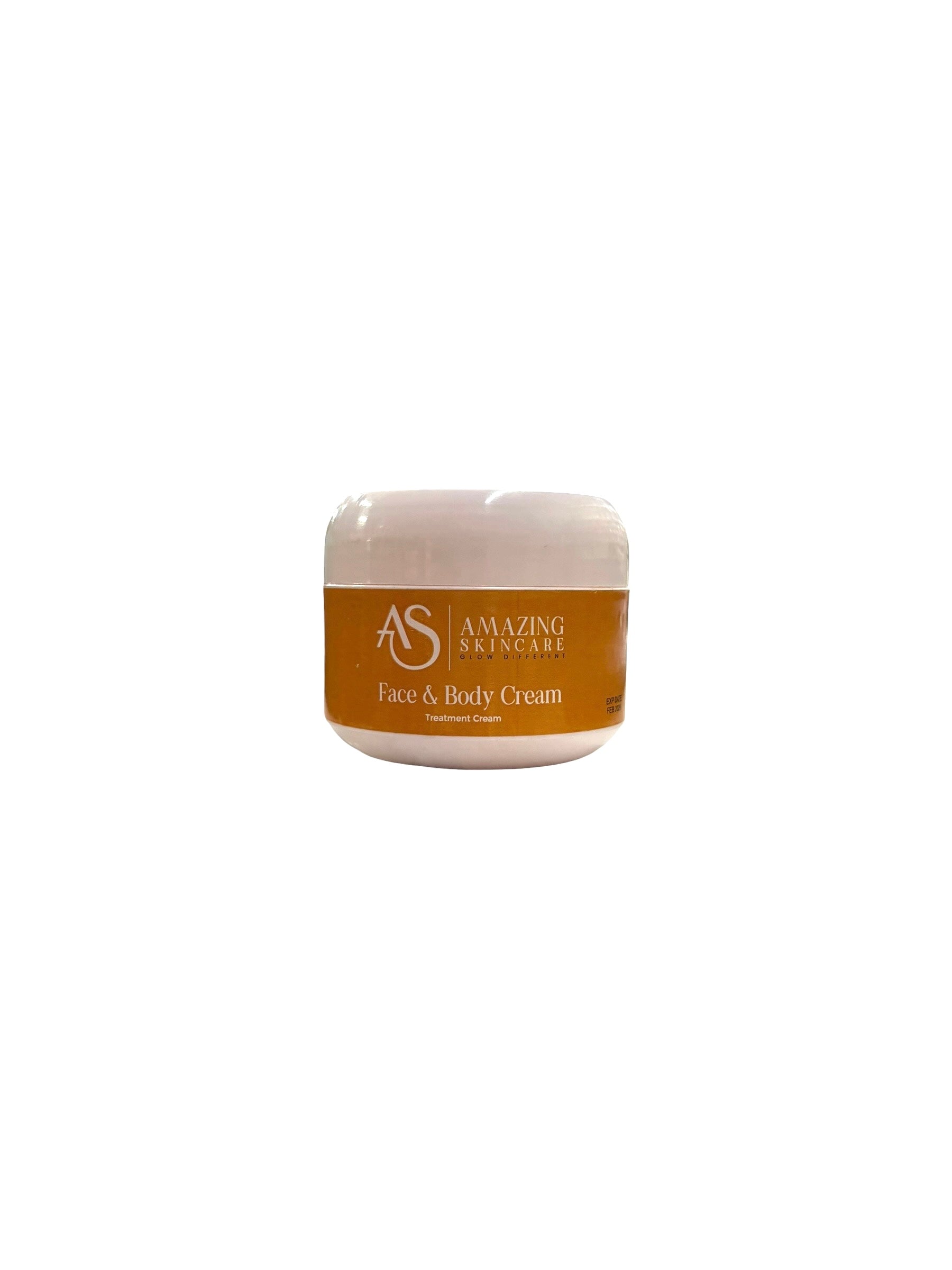 Amazing Skincare Face & Body Cream Treatment Cream - Large Jar