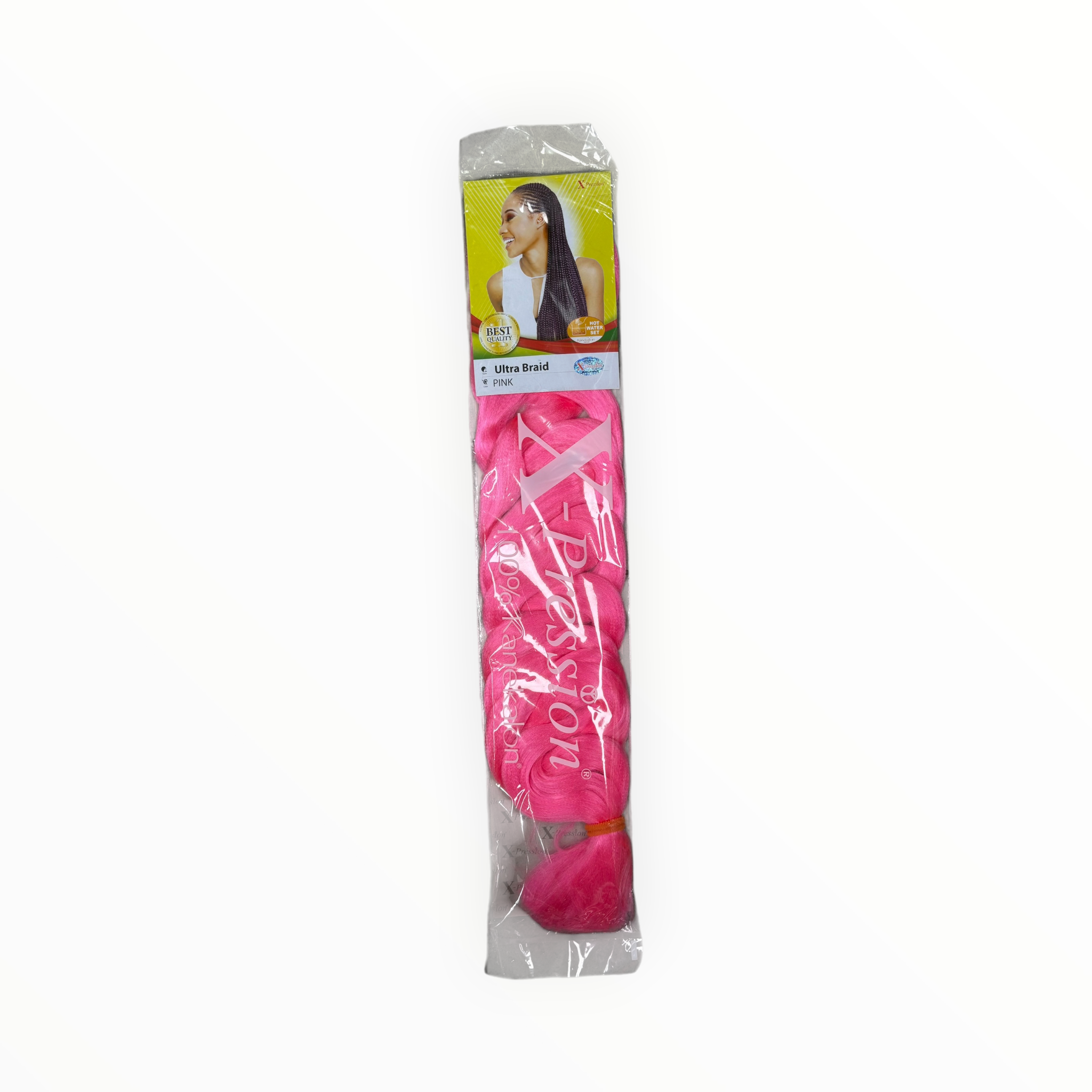 X-Pression Ultra Braid 82 Inch - #PINK