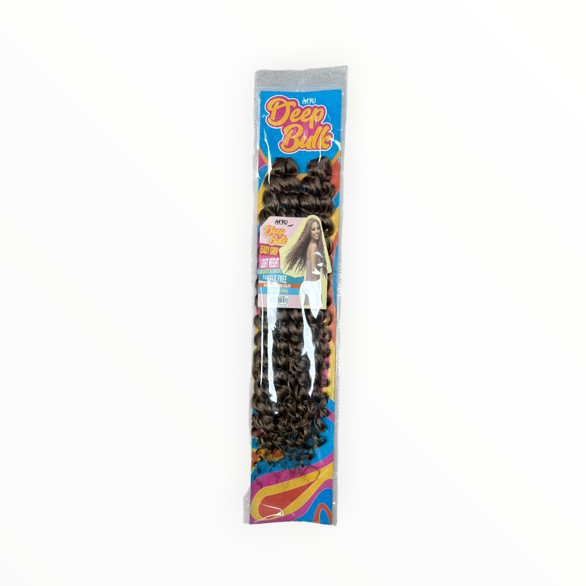 Afro Deep Bulk Braiding Hair 20 Inch – #TAUPE