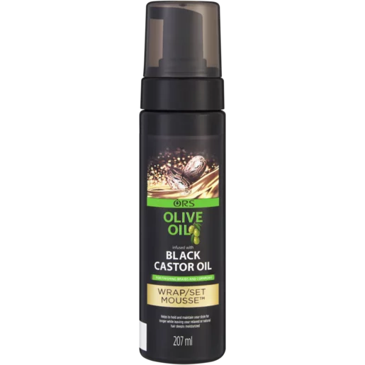 ORS Olive Oil Black Castor Oil Wrap/Set Mousse - 207 ml