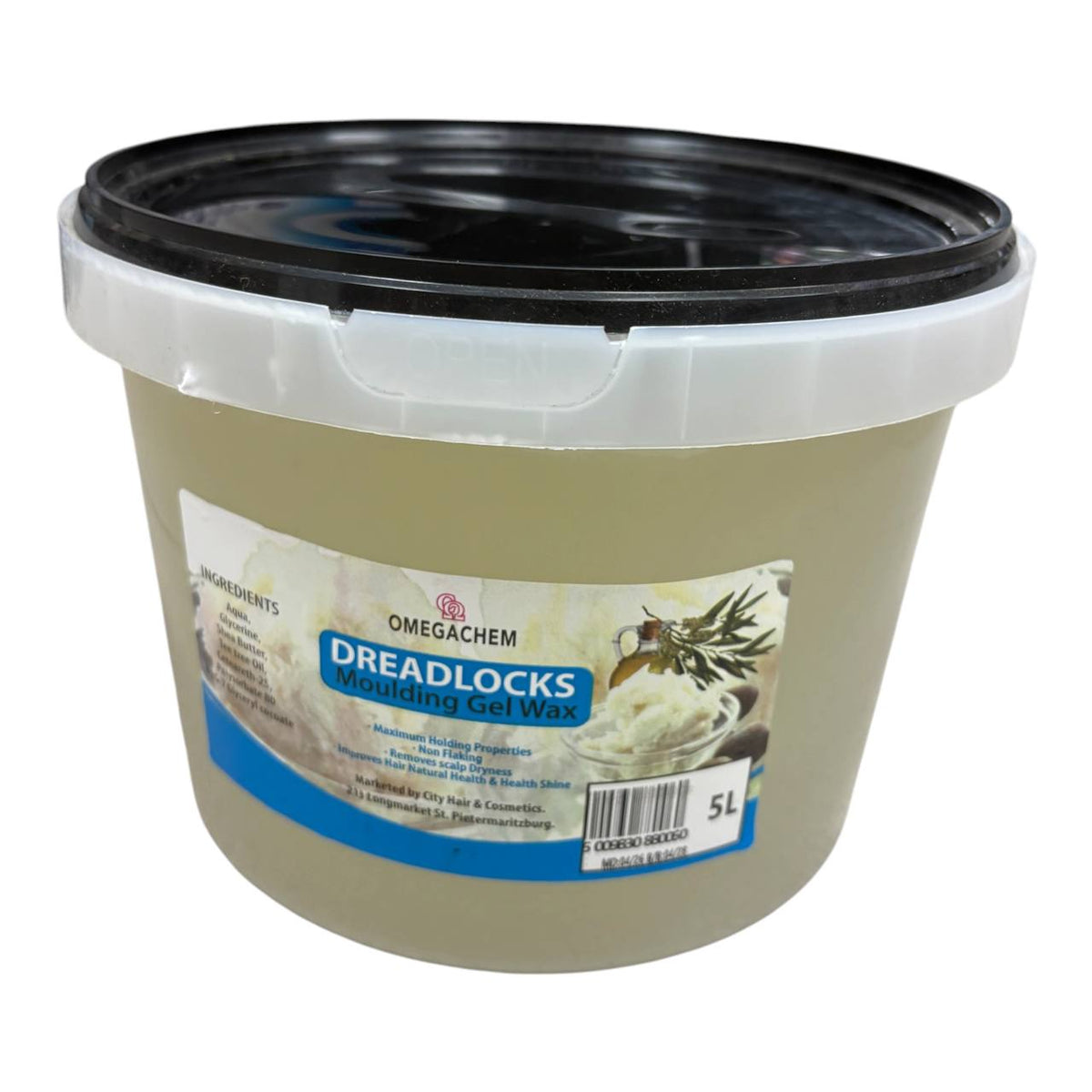OmegaChem Dreadlocks Moulding Gel Wax 5 L