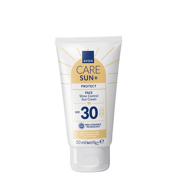 Avon Care Sun+ Protect Shine Control Sun Cream SPF 30 For Face 50ml