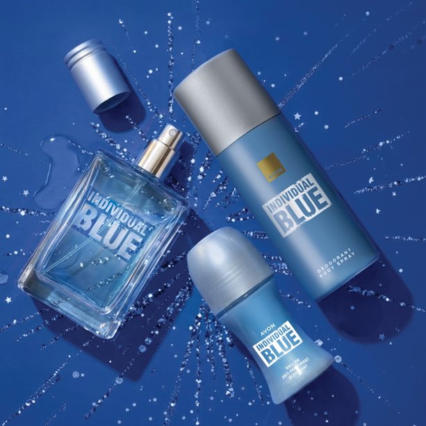 Individual Blue Eau de Toilette, Roll-On & Body Spray